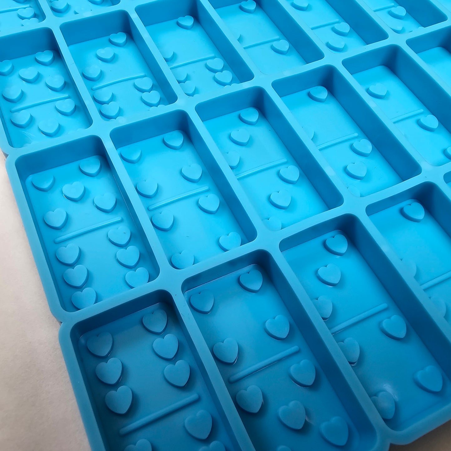 Domino Silicone Mold - Double Sixes