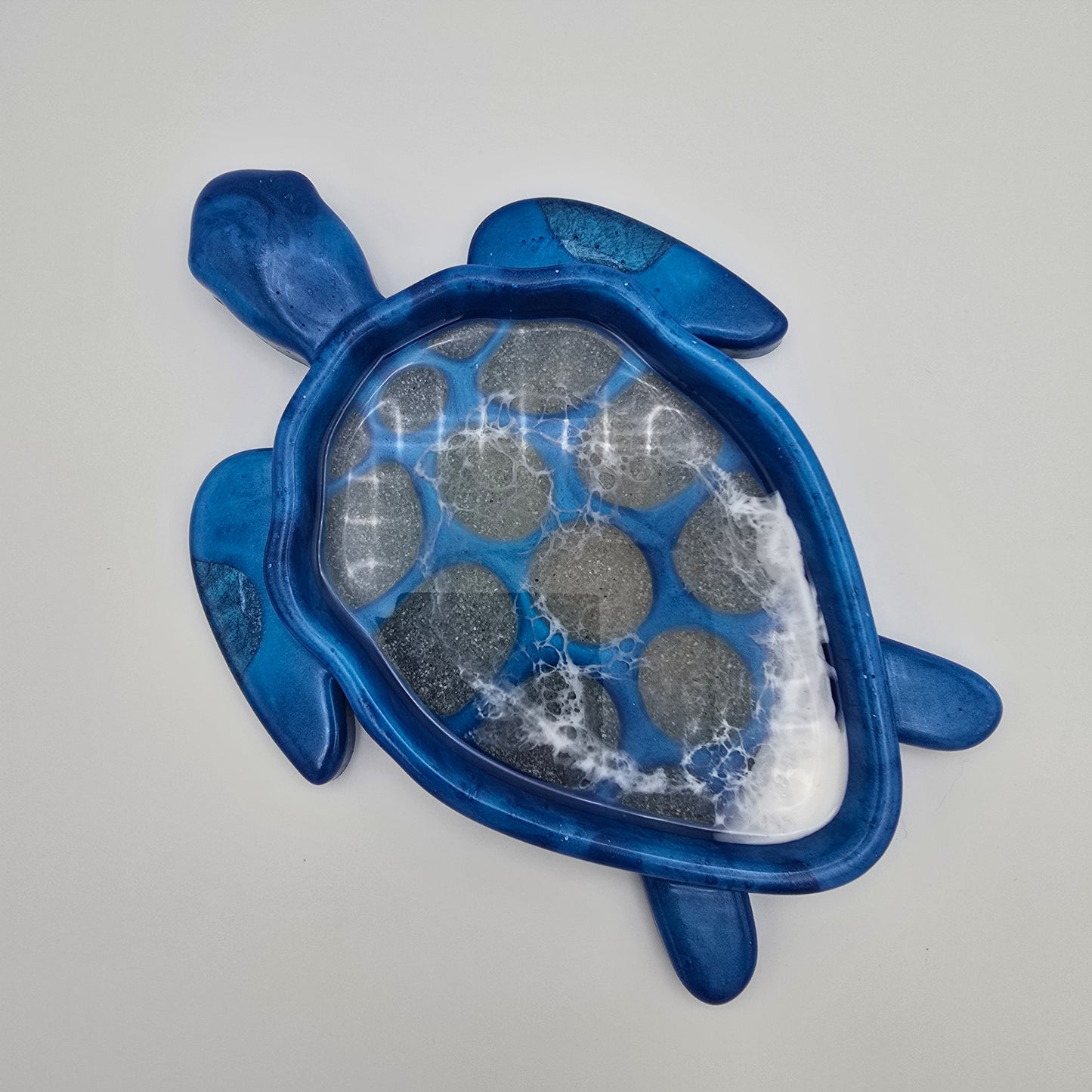 Sea Wave Turtle Resin Trinket Bowl
