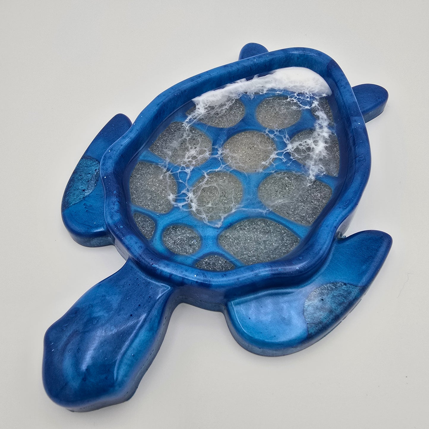Sea Wave Turtle Resin Trinket Bowl