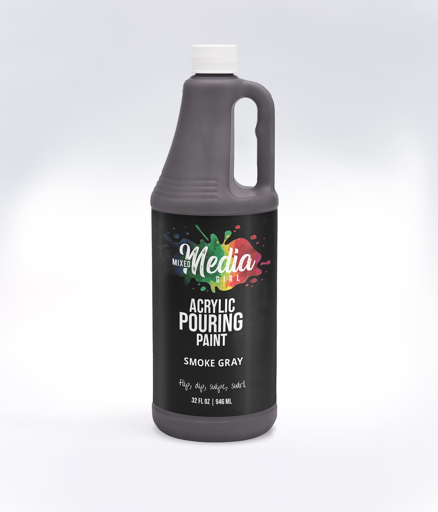 32oz Mixed Media Girl Pouring Paint Bottles