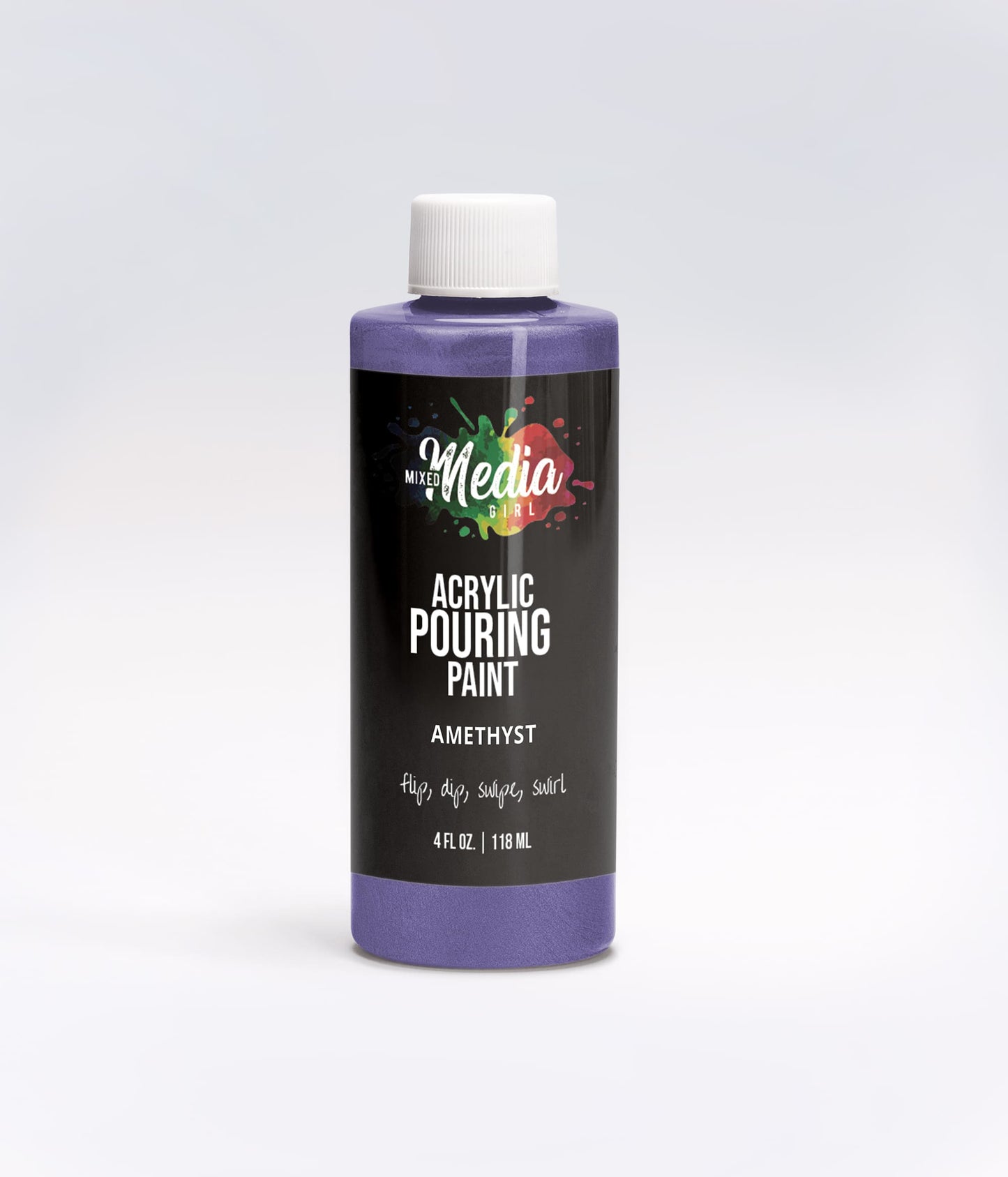 4oz Mixed Media Girl Pouring Paint Bottles