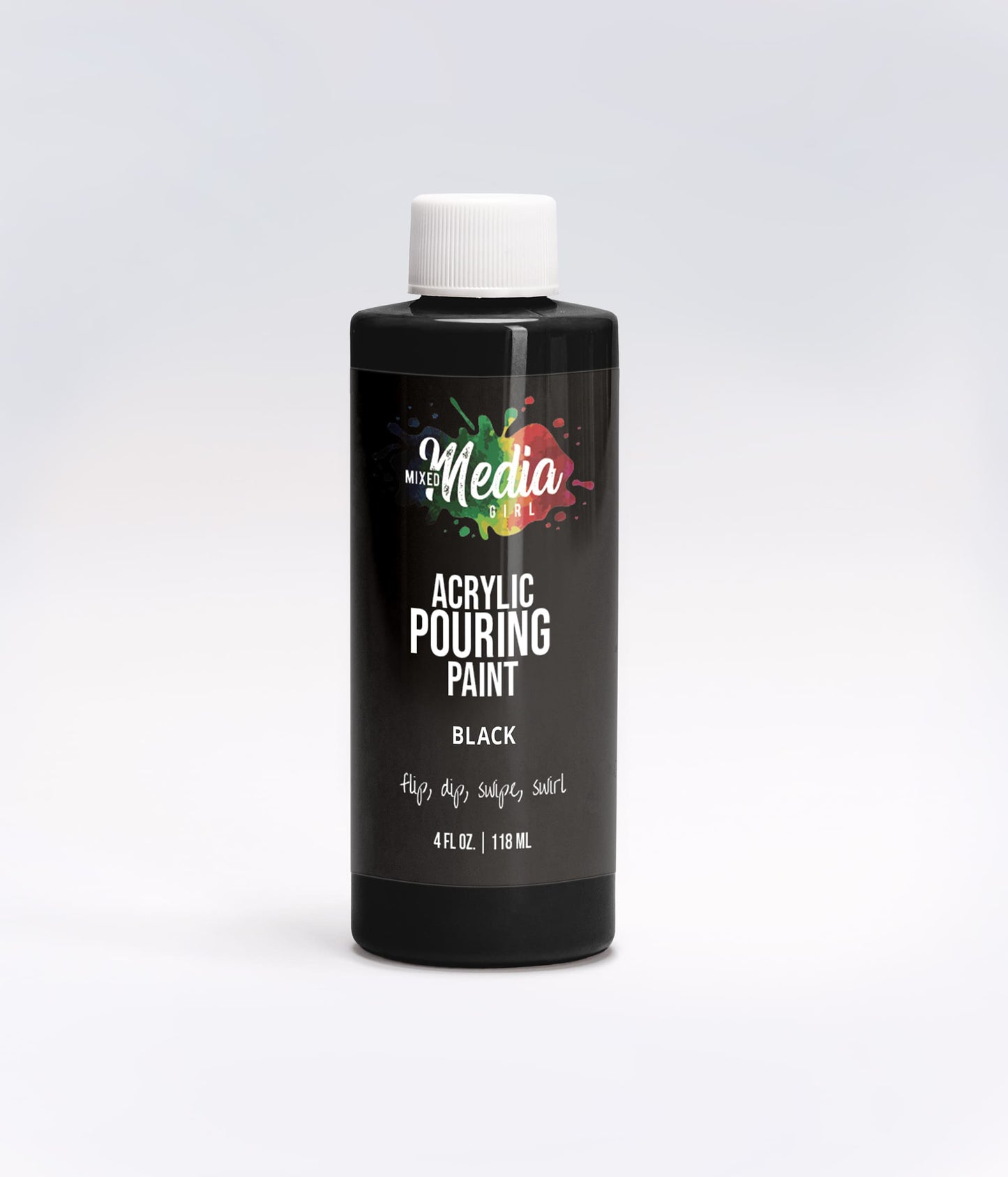 4oz Mixed Media Girl Pouring Paint Bottles