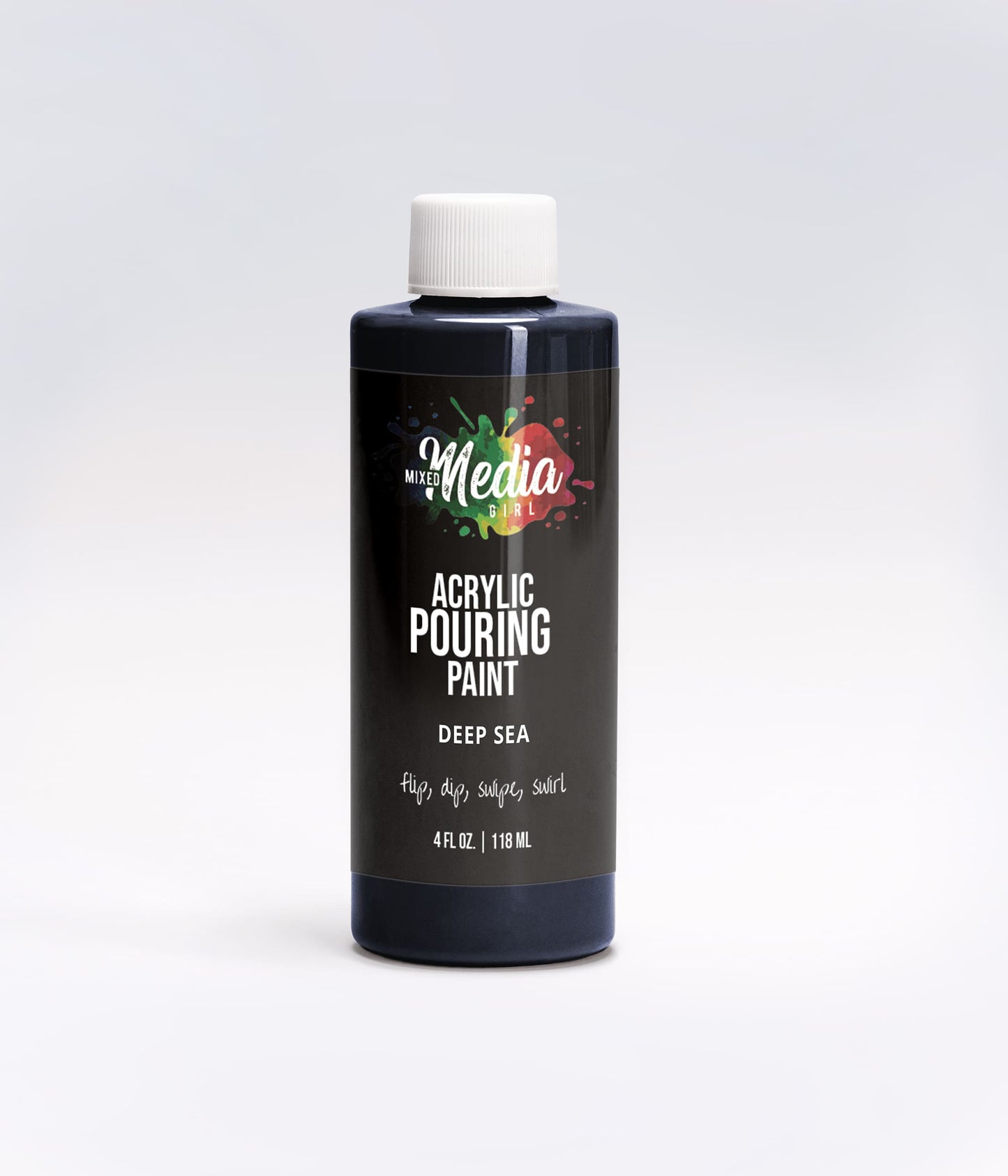 4oz Mixed Media Girl Pouring Paint Bottles