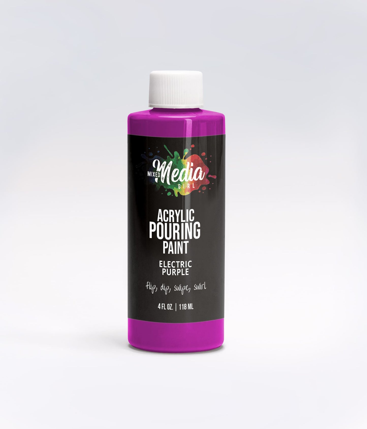 4oz Mixed Media Girl Pouring Paint Bottles