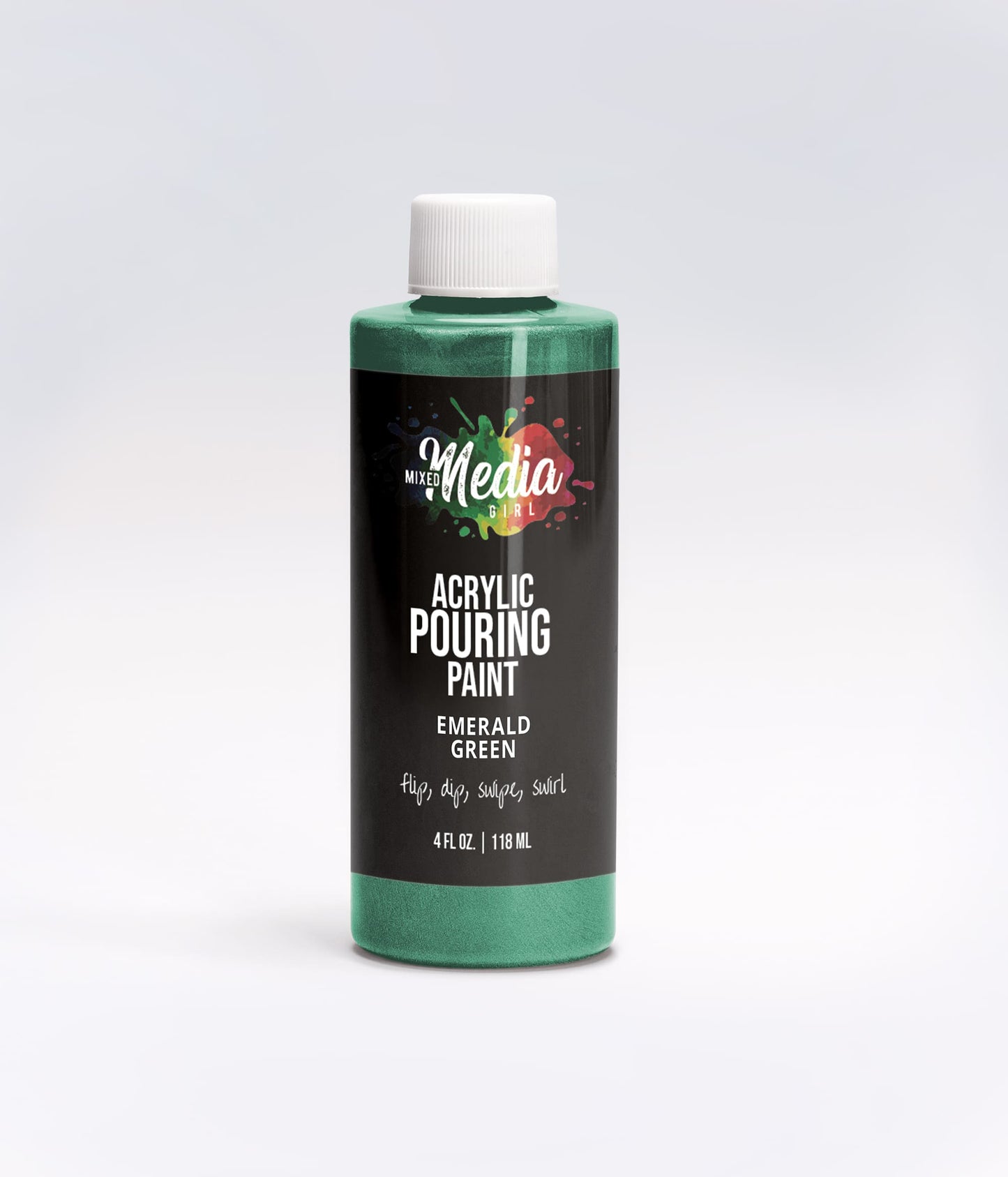 4oz Mixed Media Girl Pouring Paint Bottles