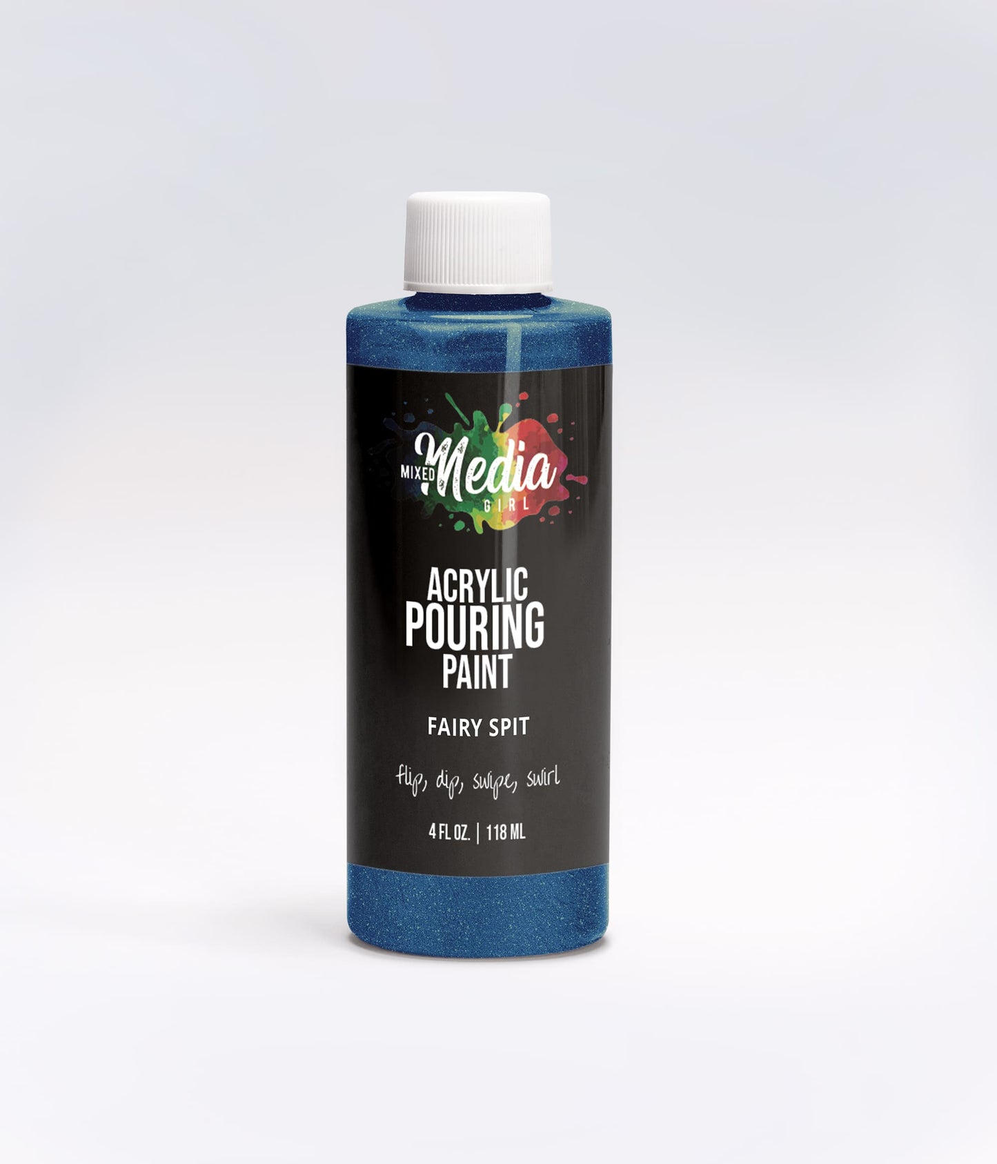 4oz Mixed Media Girl Pouring Paint Bottles
