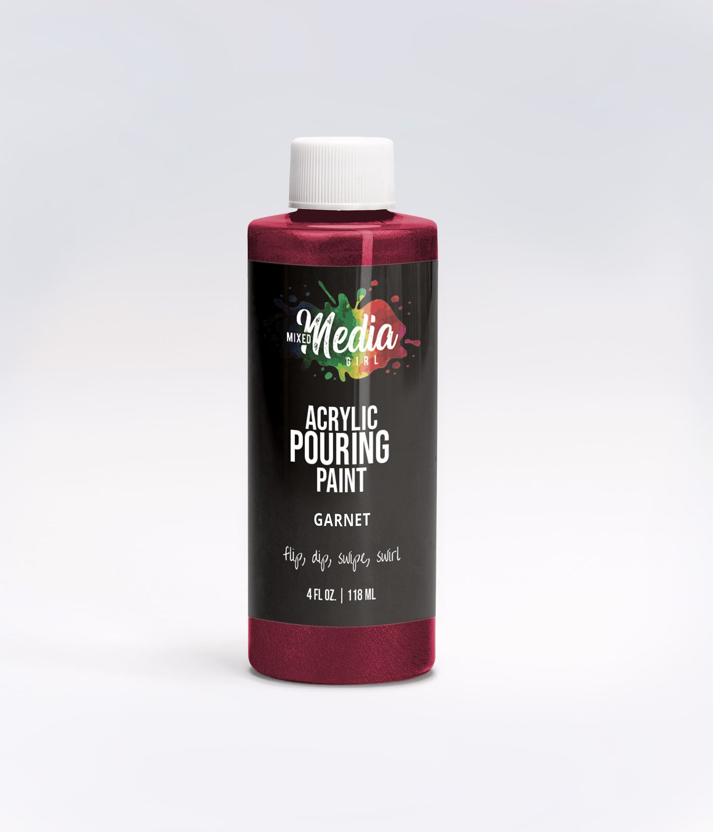 4oz Mixed Media Girl Pouring Paint Bottles