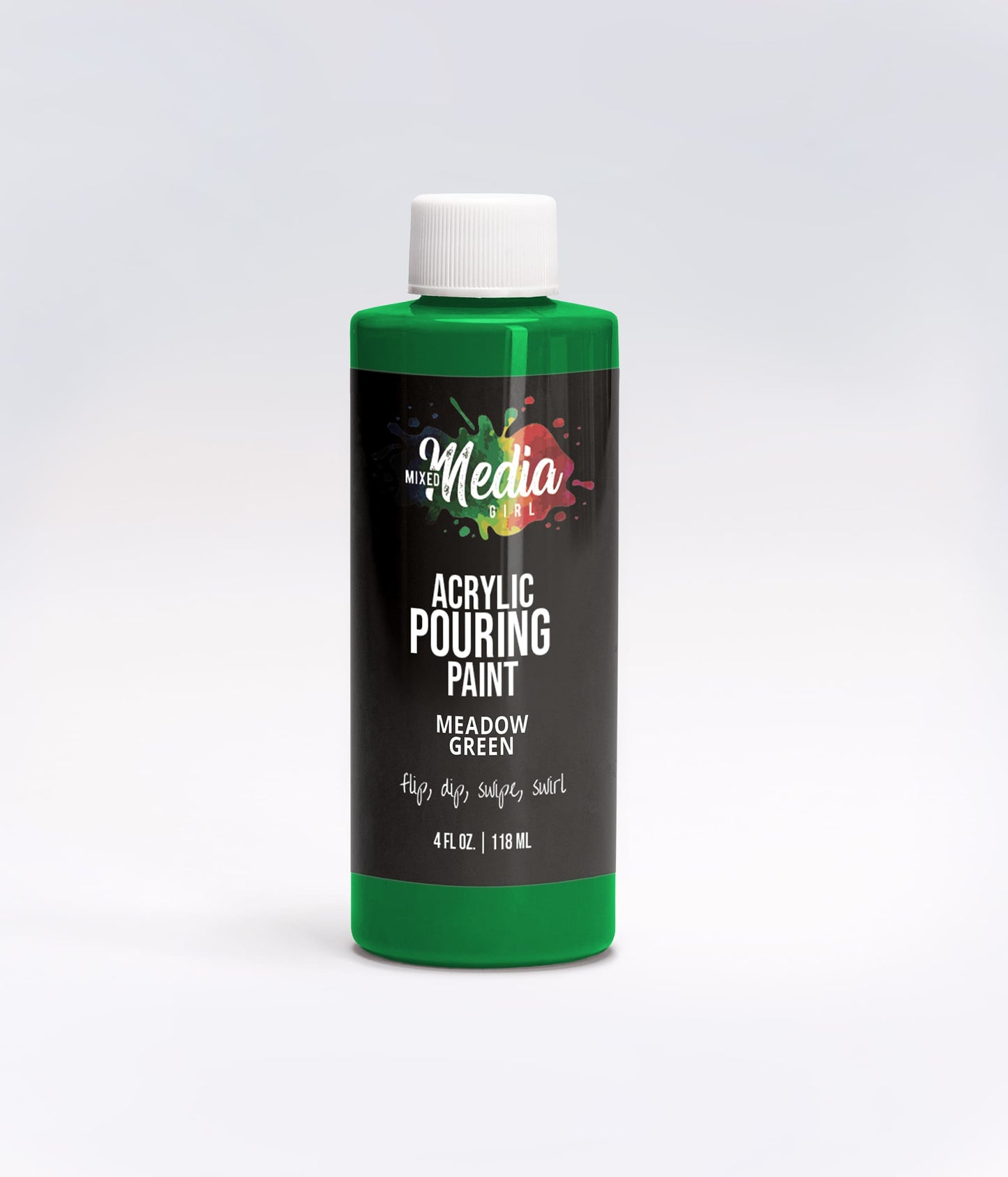 4oz Mixed Media Girl Pouring Paint Bottles