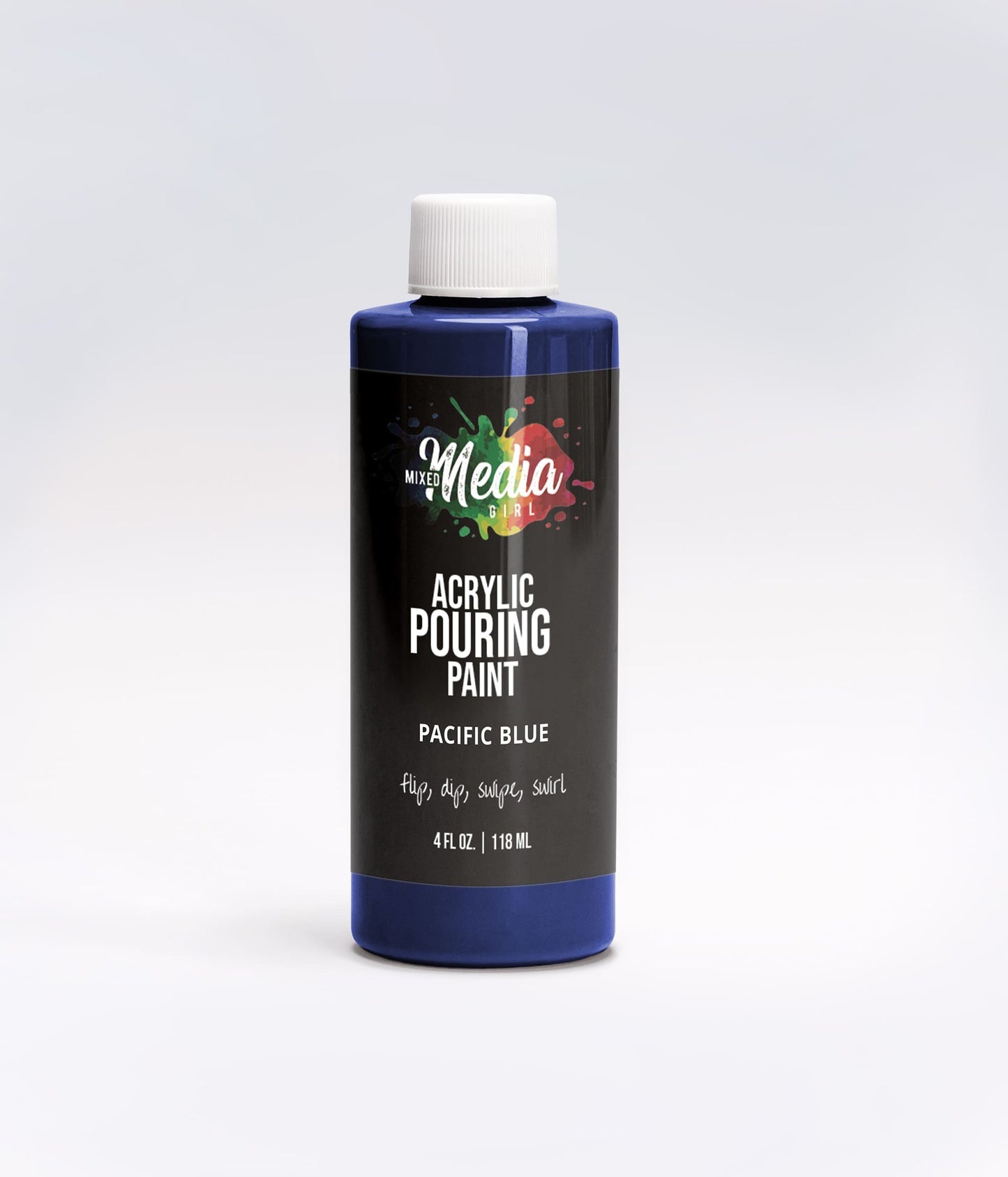 4oz Mixed Media Girl Pouring Paint Bottles