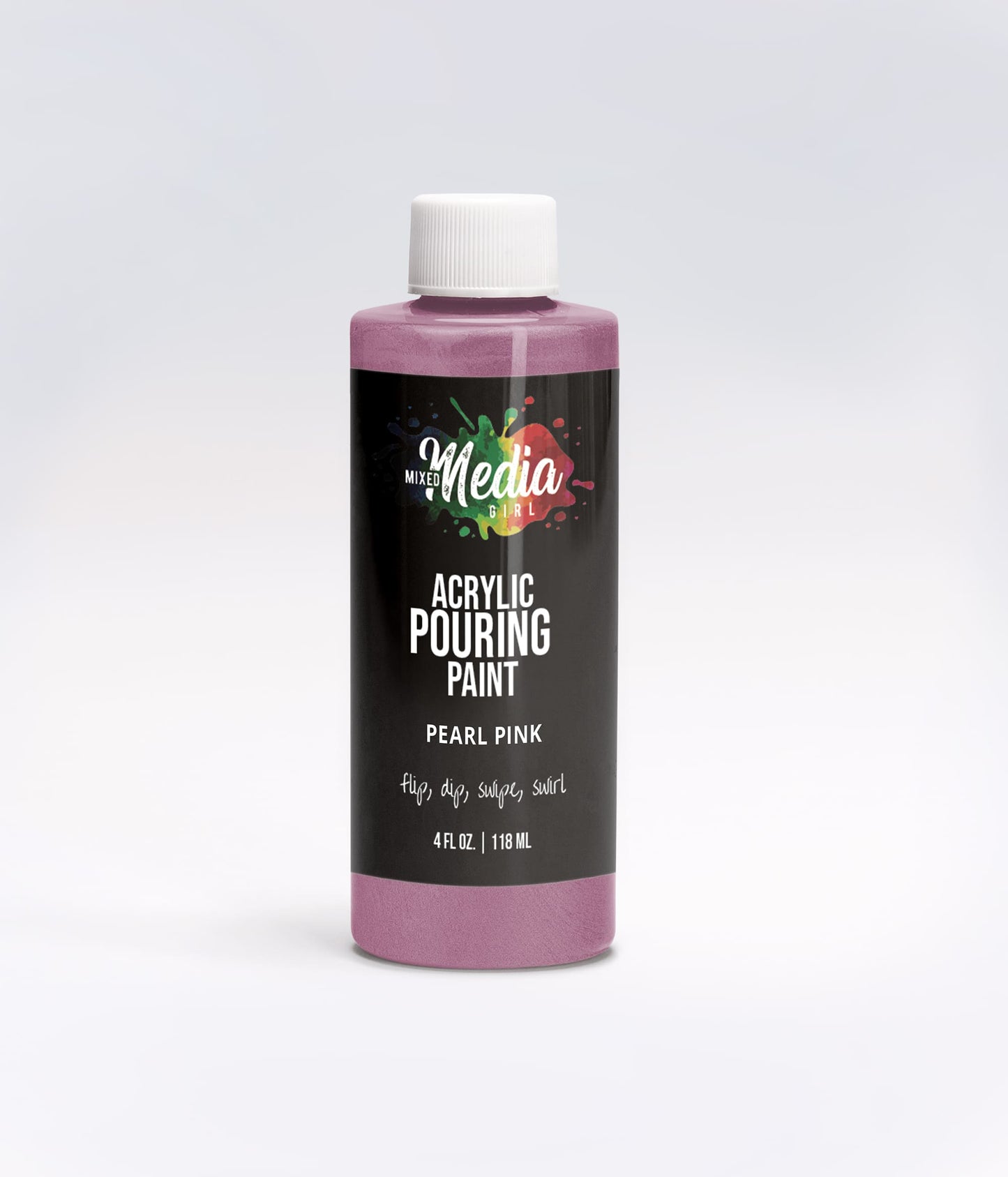 4oz Mixed Media Girl Pouring Paint Bottles