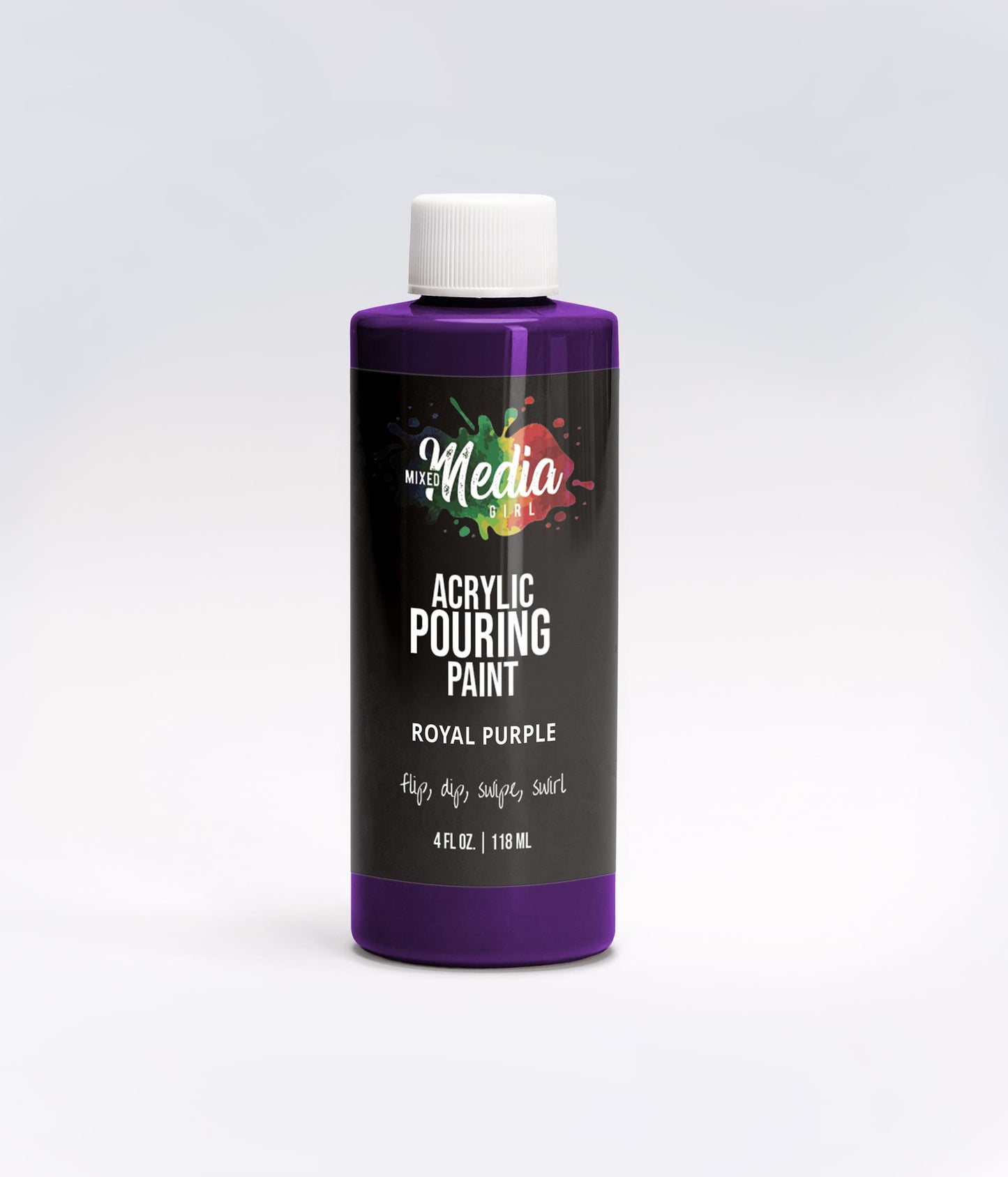 4oz Mixed Media Girl Pouring Paint Bottles