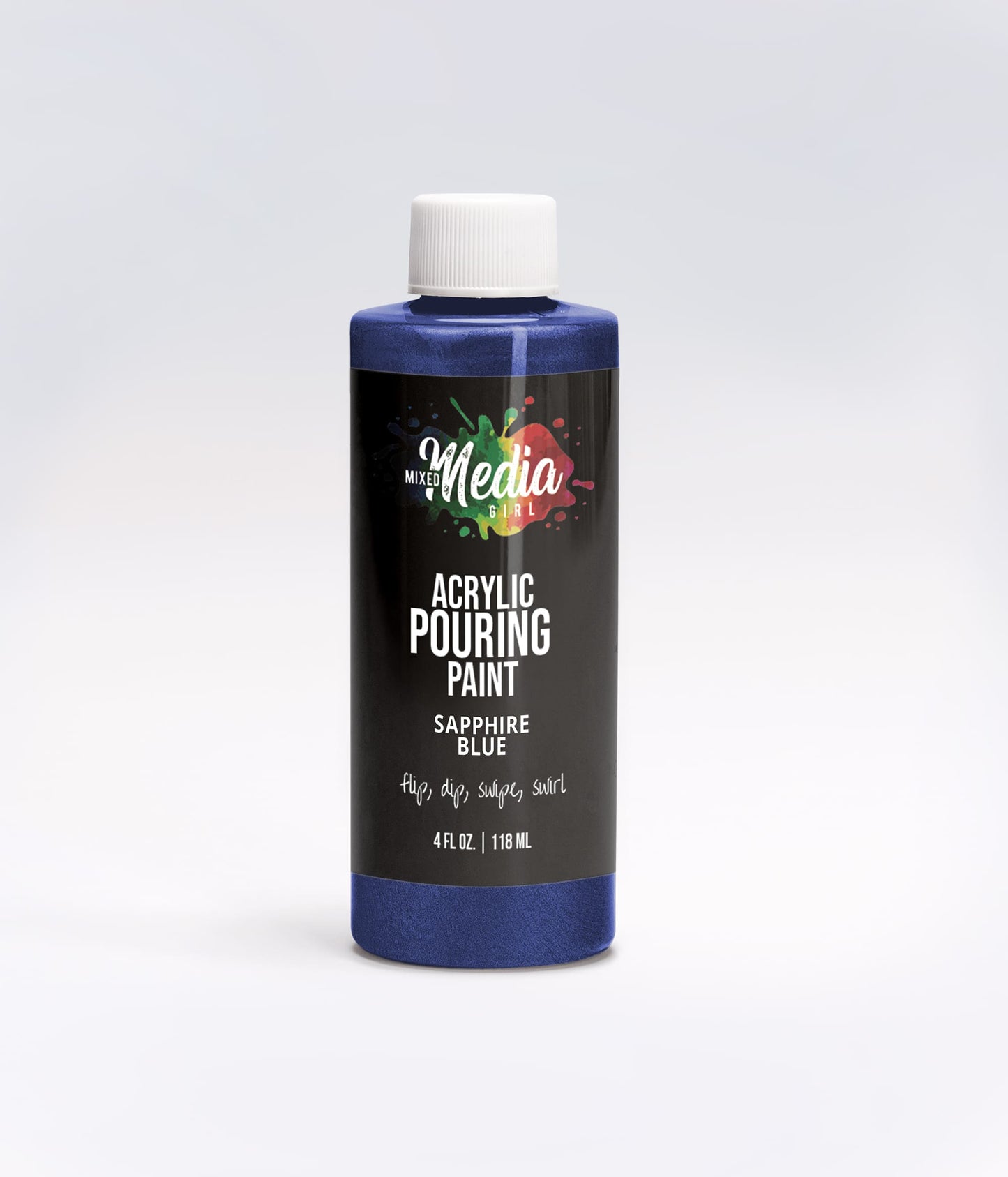 4oz Mixed Media Girl Pouring Paint Bottles