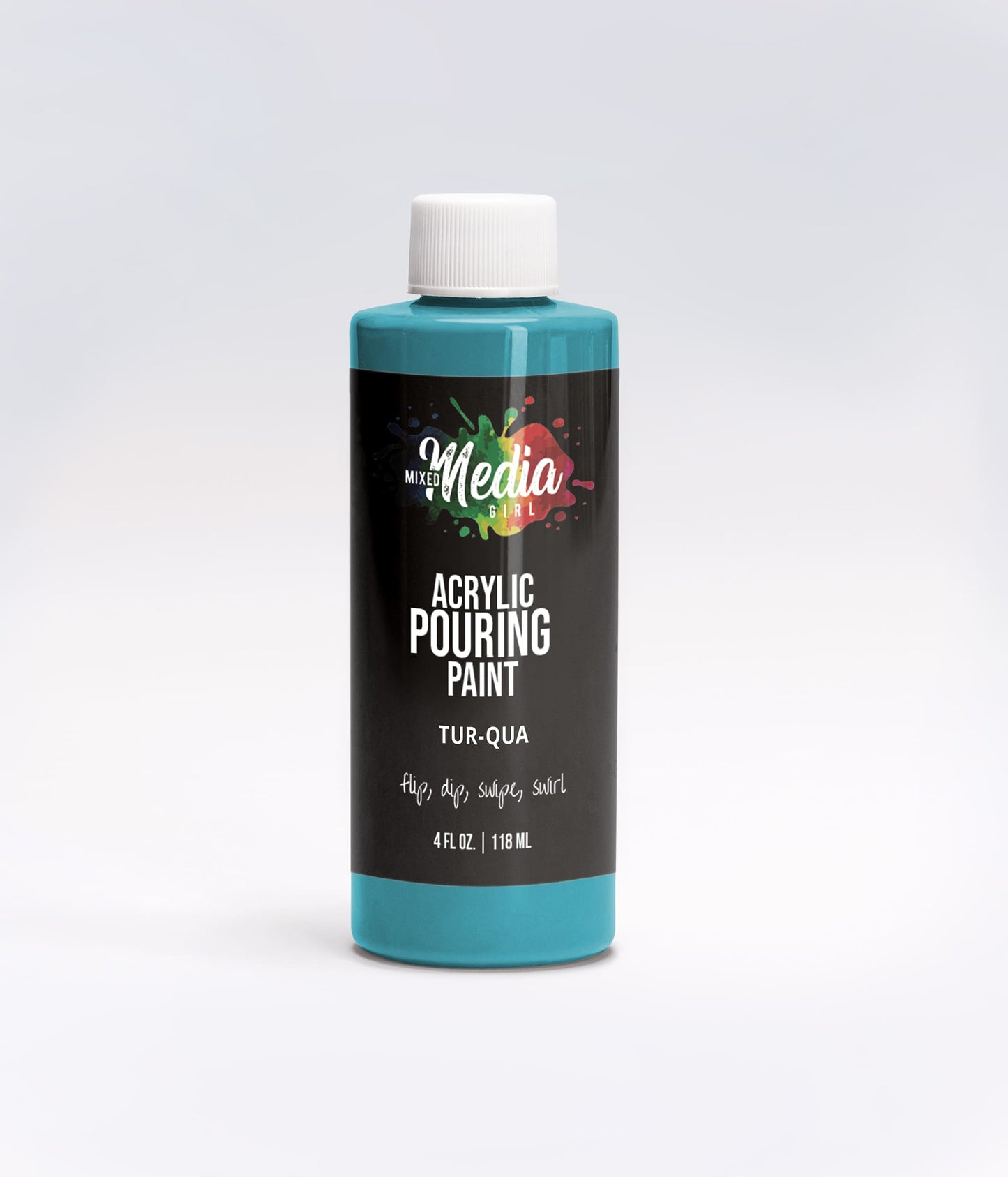 4oz Mixed Media Girl Pouring Paint Bottles