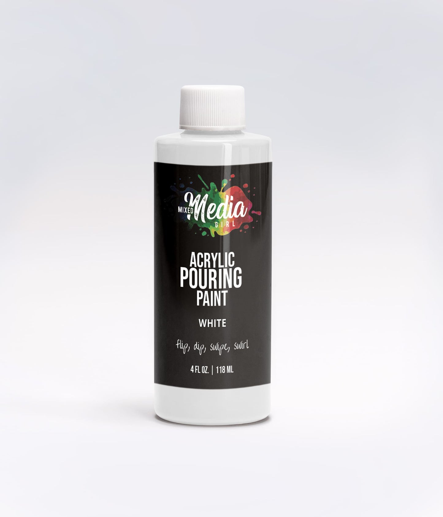 4oz Mixed Media Girl Pouring Paint Bottles