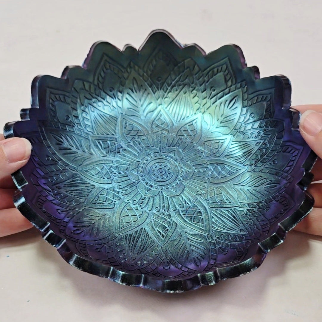 8.2" Mandala Silicone Tray Mold