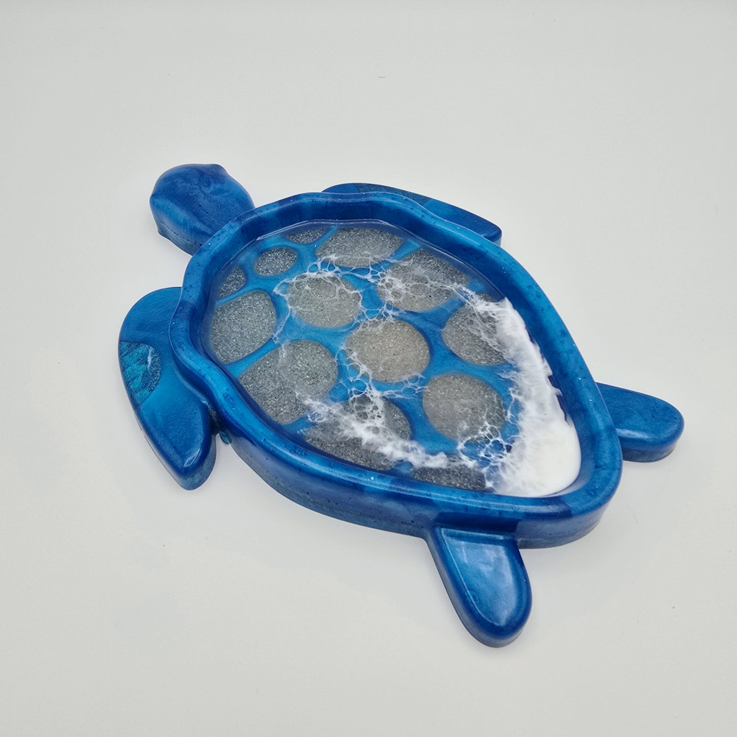 Sea Wave Turtle Resin Trinket Bowl