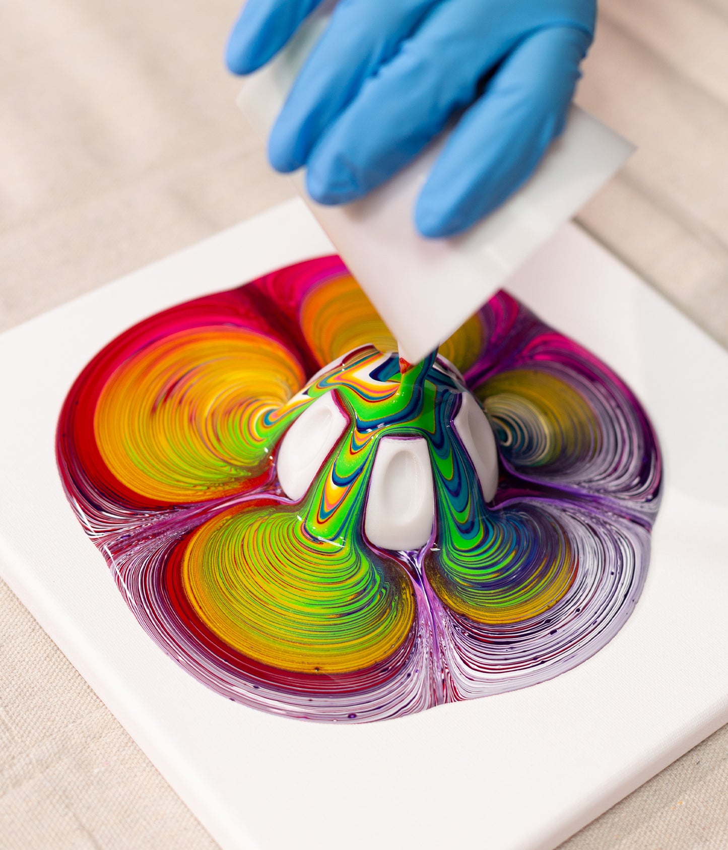 Acrylic Pouring Plastic Bottle Bottom Set