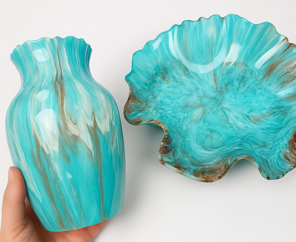 LIVE ZOOM Resin Vase and Bowl Workshop - Sept 26th