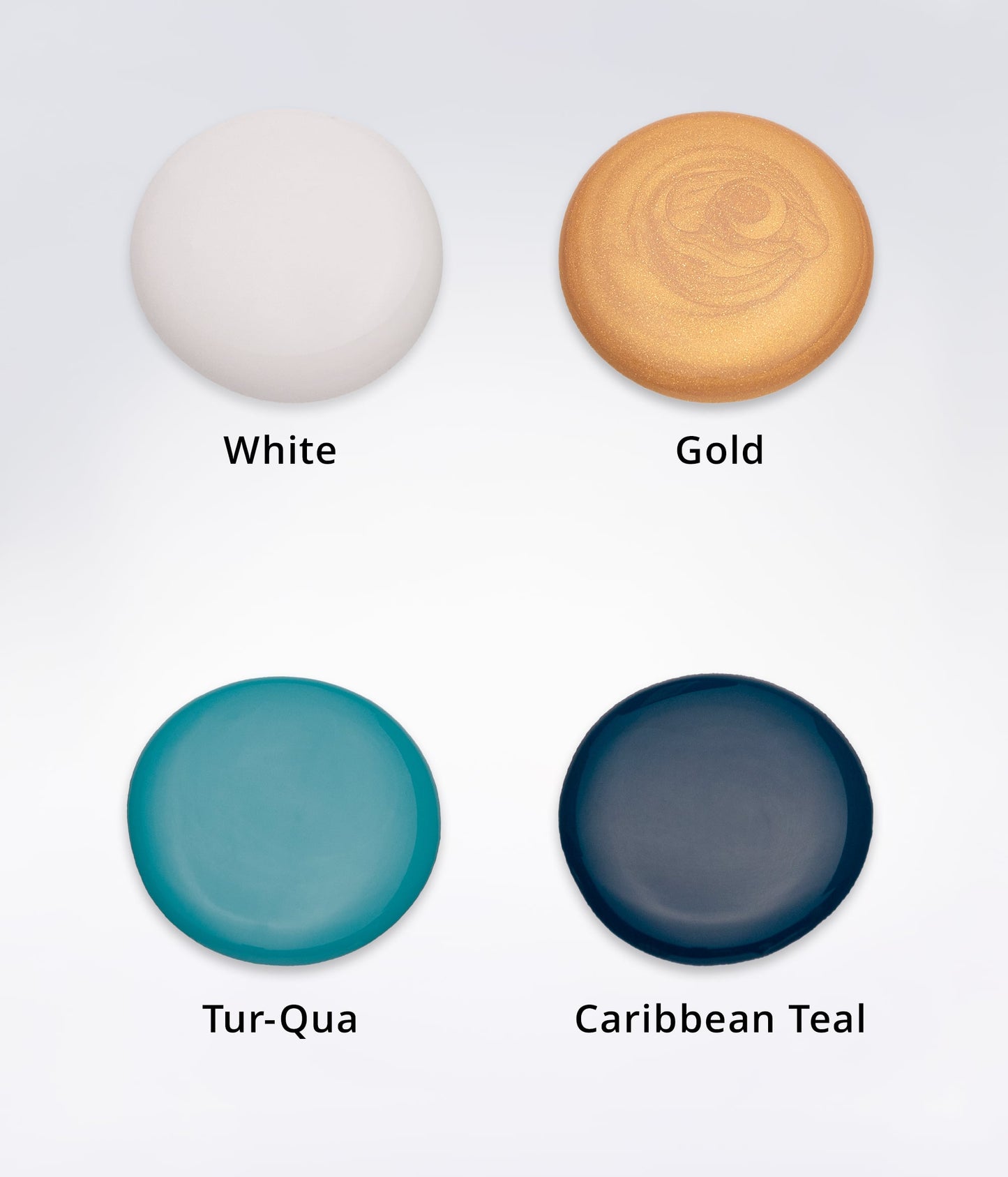 Beach Set – 8 ounce acrylic pouring paint sets – ready to pour