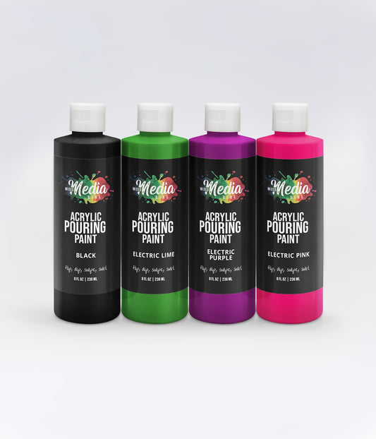 Electric Set – 8 ounce acrylic pouring paint sets PRE-ORDER