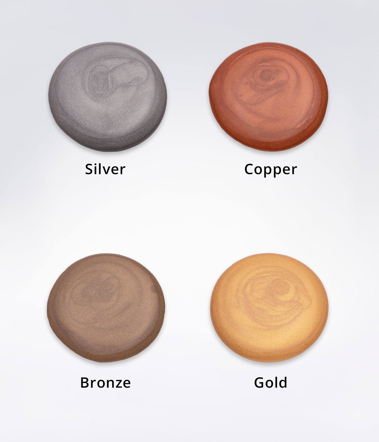 Metallics – 8-ounce acrylic pouring paint set