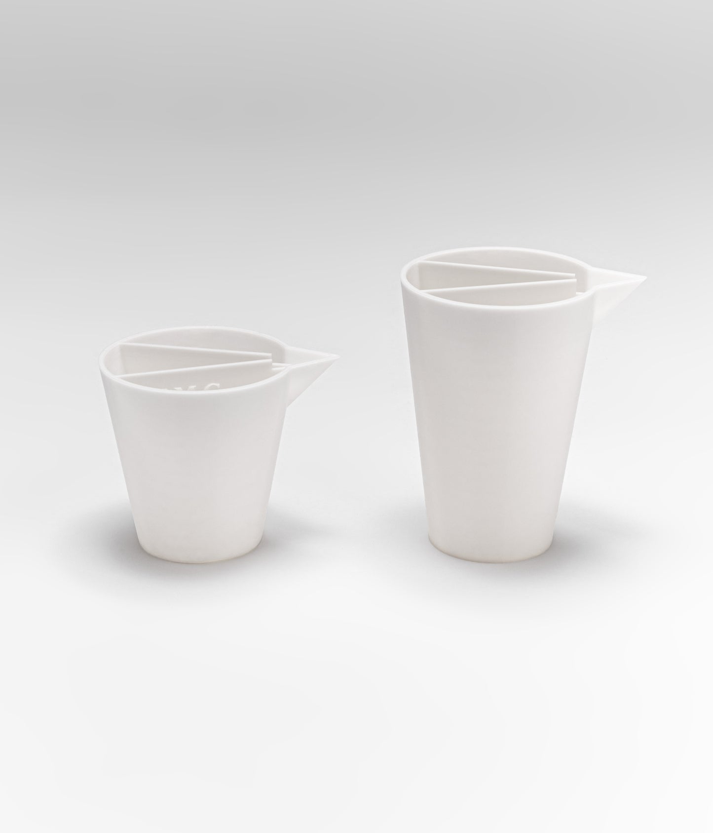 Acrylic Pouring Plastic DOUBLE Split Cup 10 oz or 16 oz