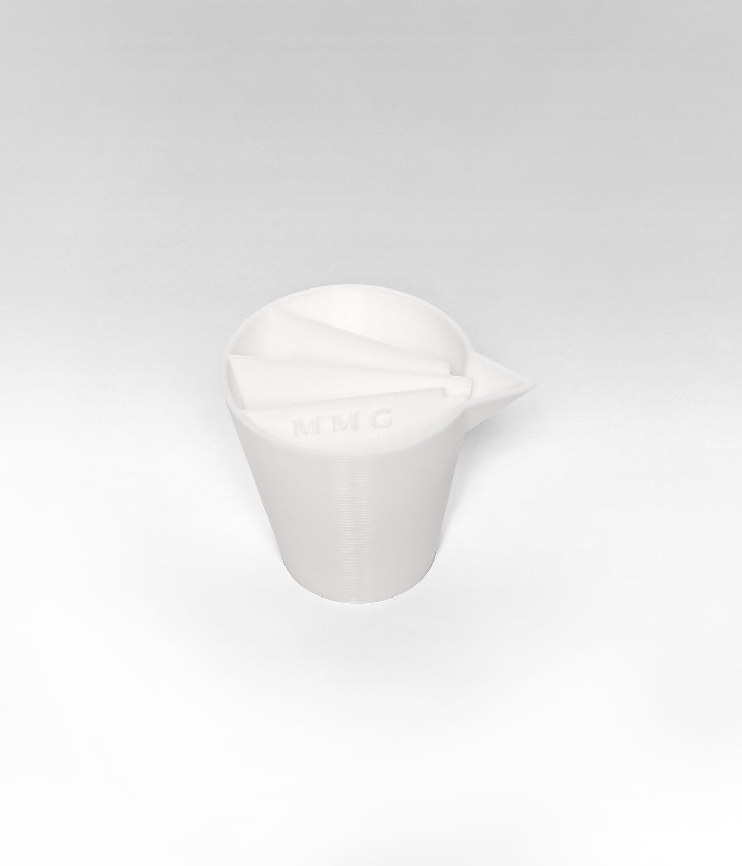Acrylic Pouring Plastic TRIPLE Split Cup 10 or 16 oz with 4 compartments