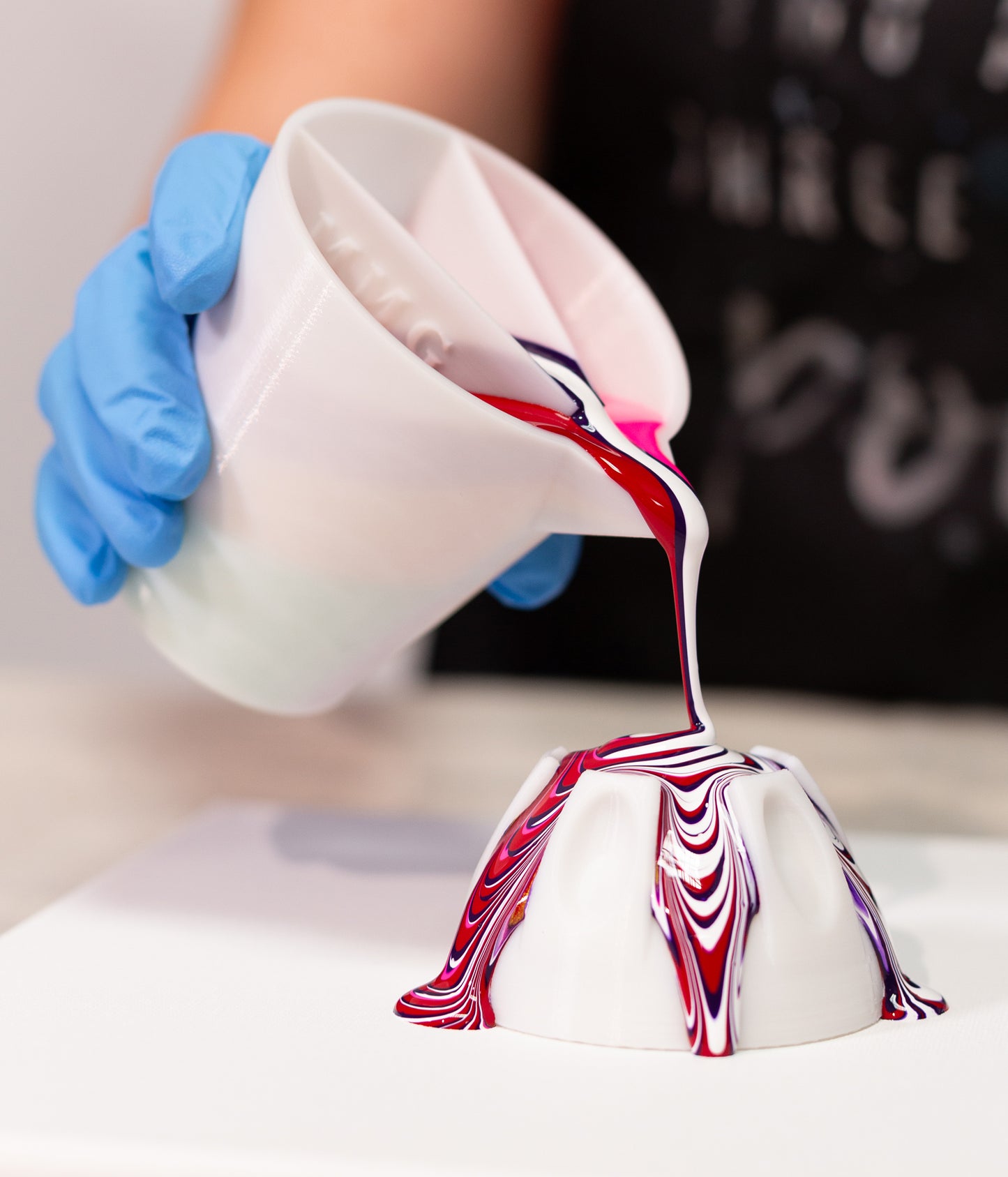 Acrylic Pouring Plastic 10 or 16 oz Split Cup SET