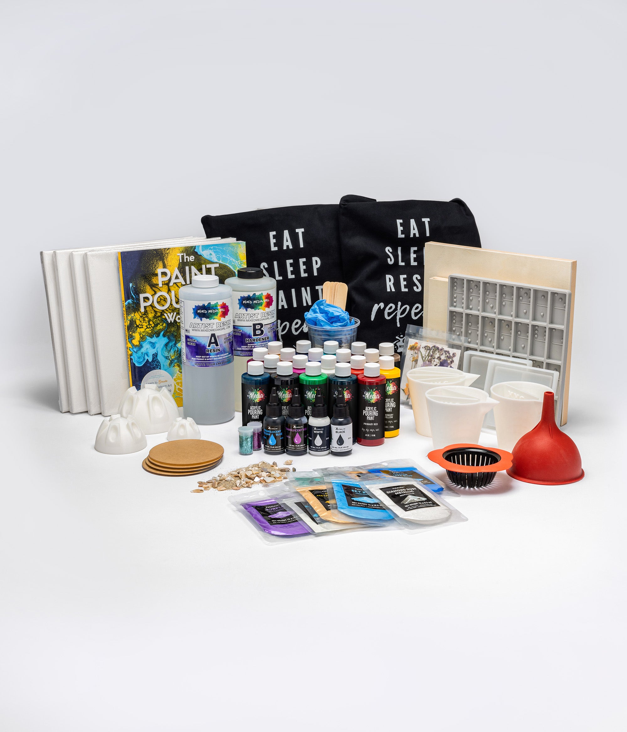 The ULTIMATE Fluid Art Kit! Mixed Media Girl