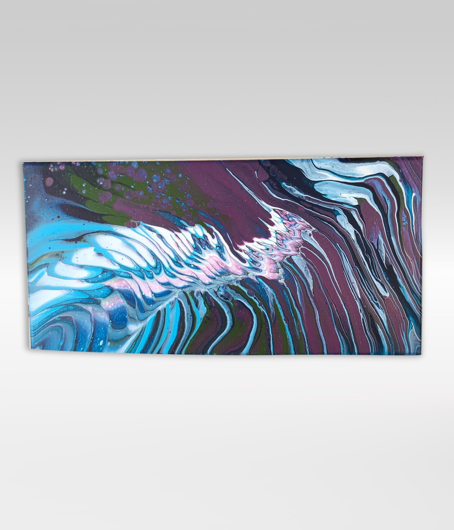 Reaper – 10 x 20 Acrylic Pour Painting On Canvas