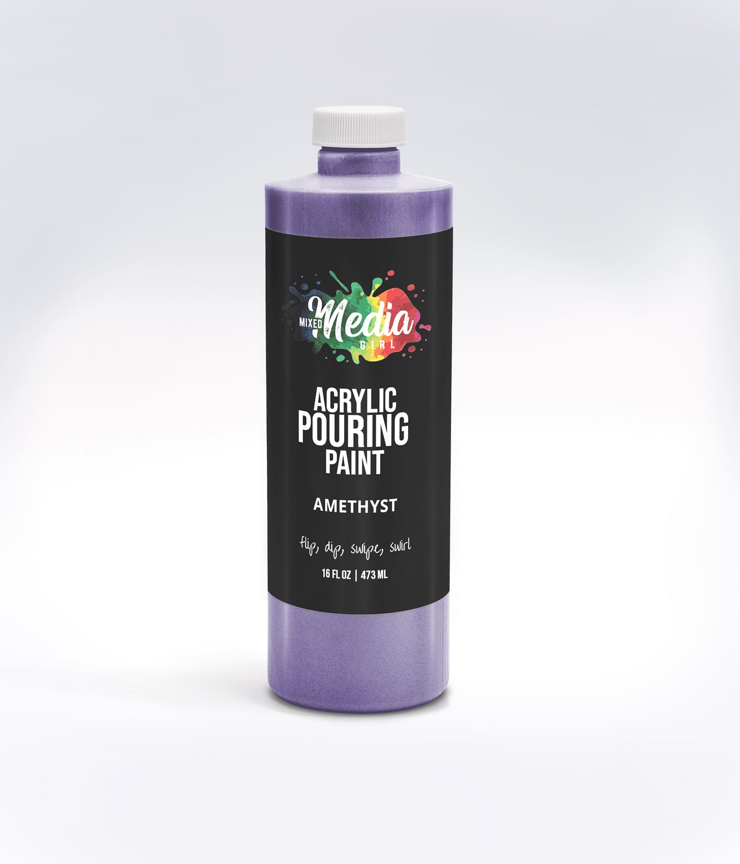 16oz Mixed Media Girl Pouring Paint