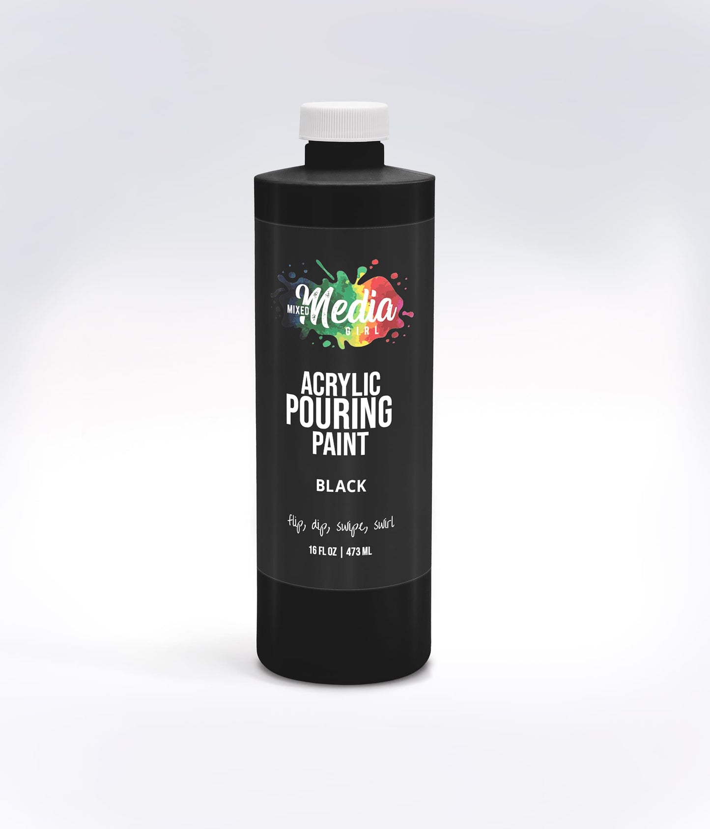 16oz Mixed Media Girl Pouring Paint