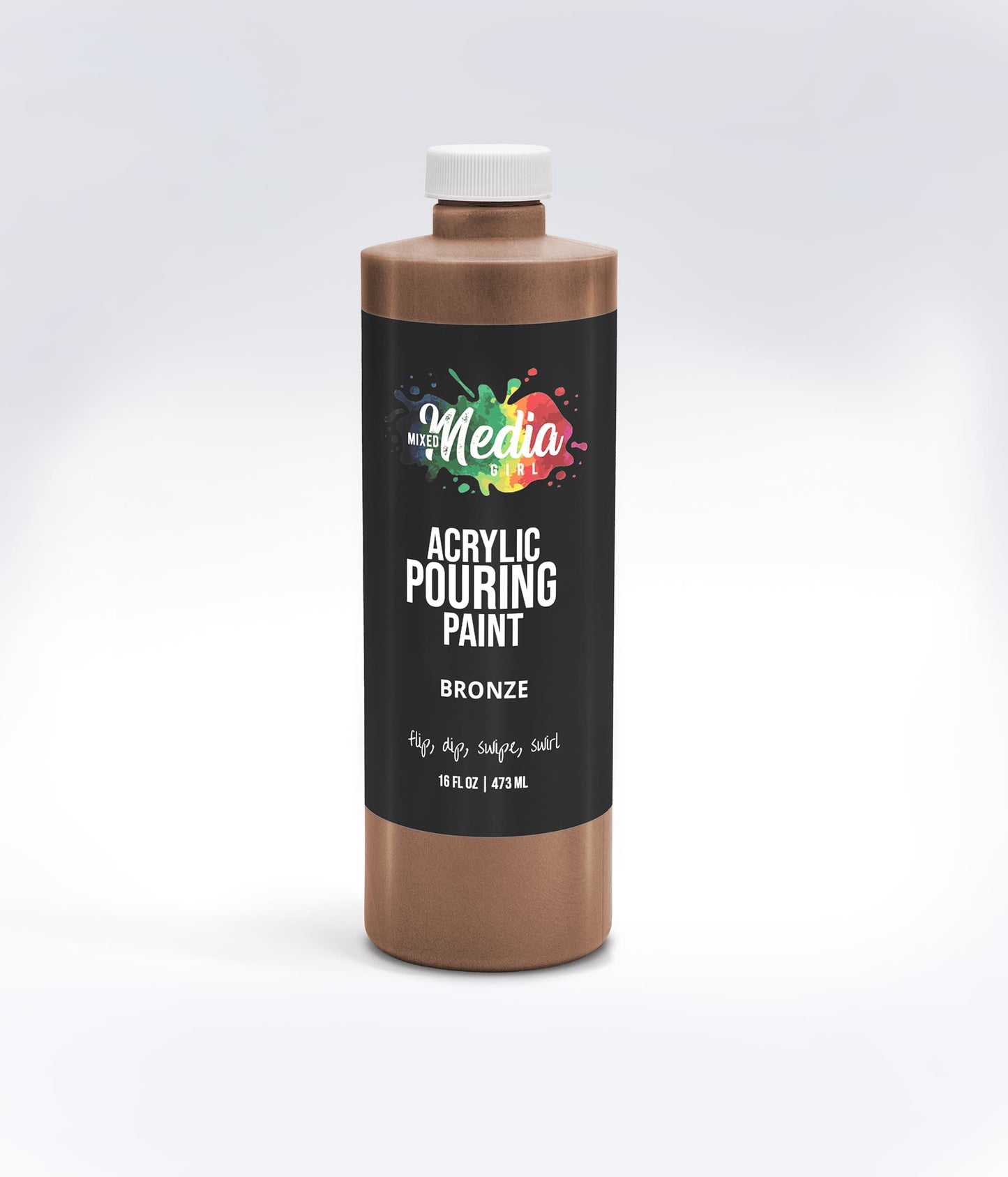 16oz Mixed Media Girl Pouring Paint