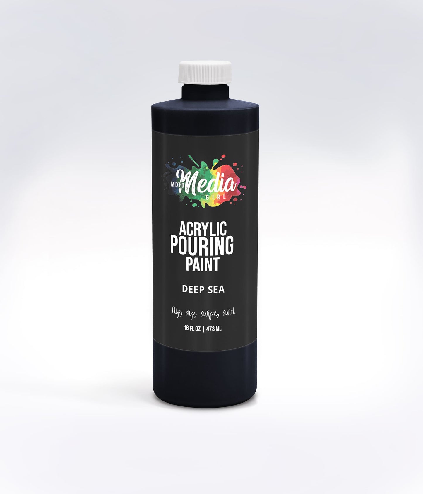 16oz Mixed Media Girl Pouring Paint