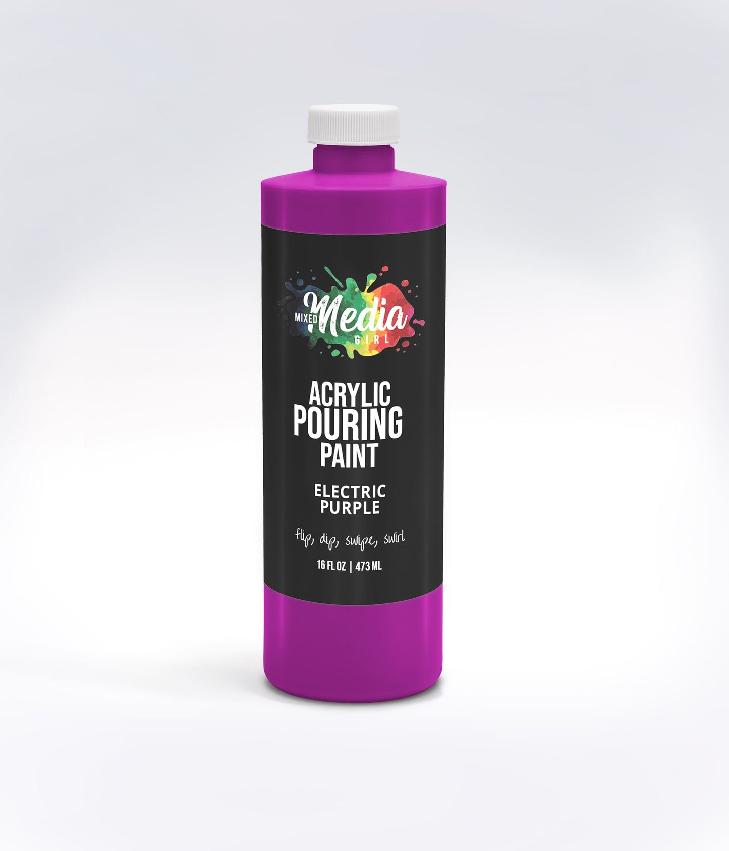16oz Mixed Media Girl Pouring Paint