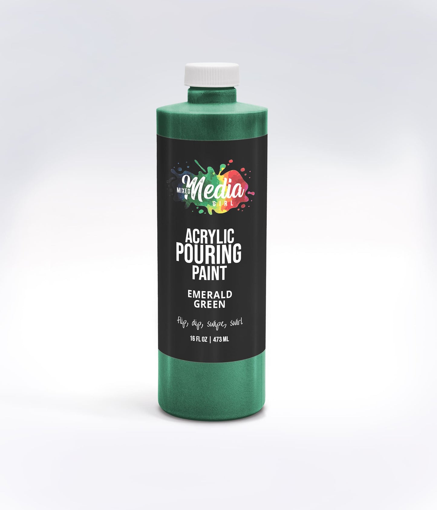 16oz Mixed Media Girl Pouring Paint