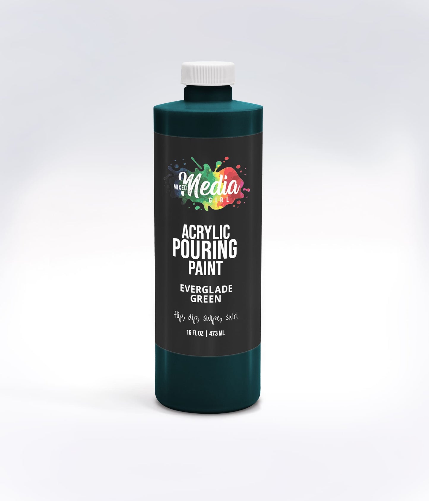 16oz Mixed Media Girl Pouring Paint