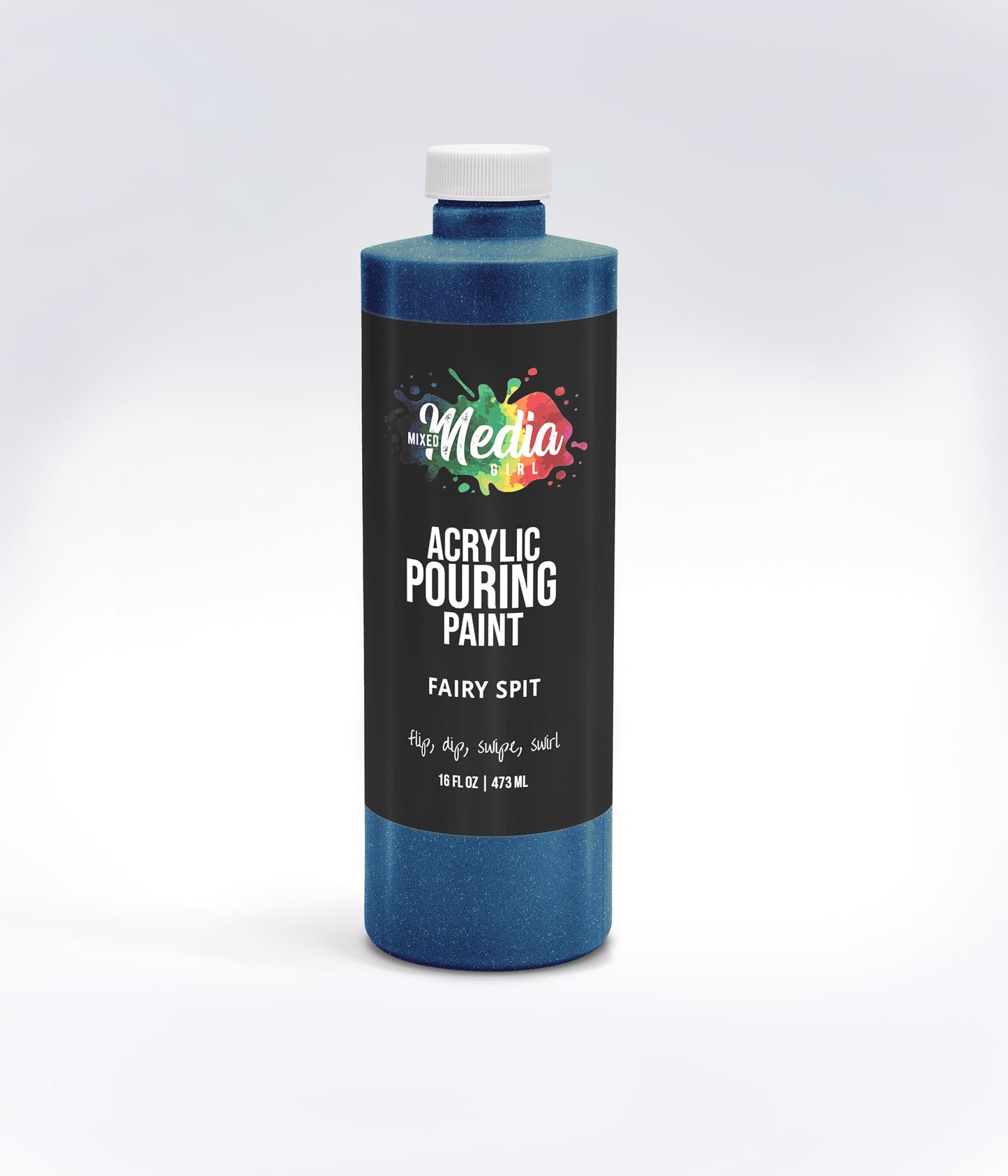 16oz Mixed Media Girl Pouring Paint