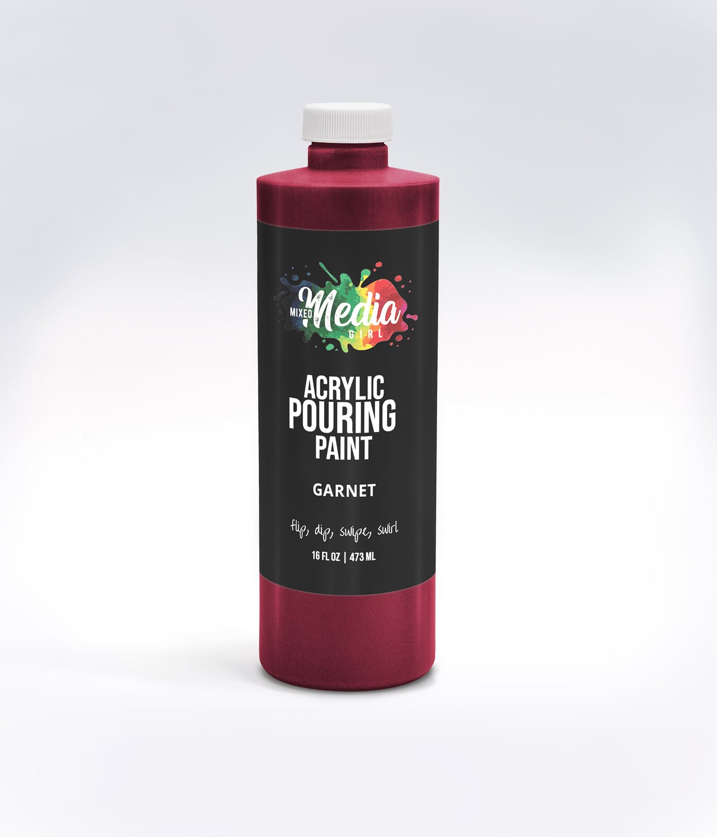 16oz Mixed Media Girl Pouring Paint