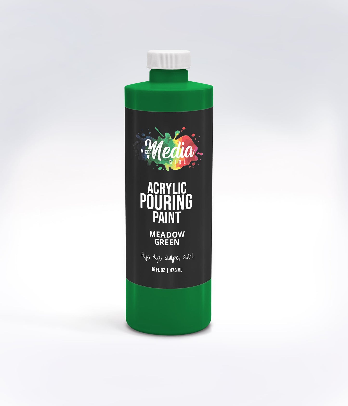 16oz Mixed Media Girl Pouring Paint