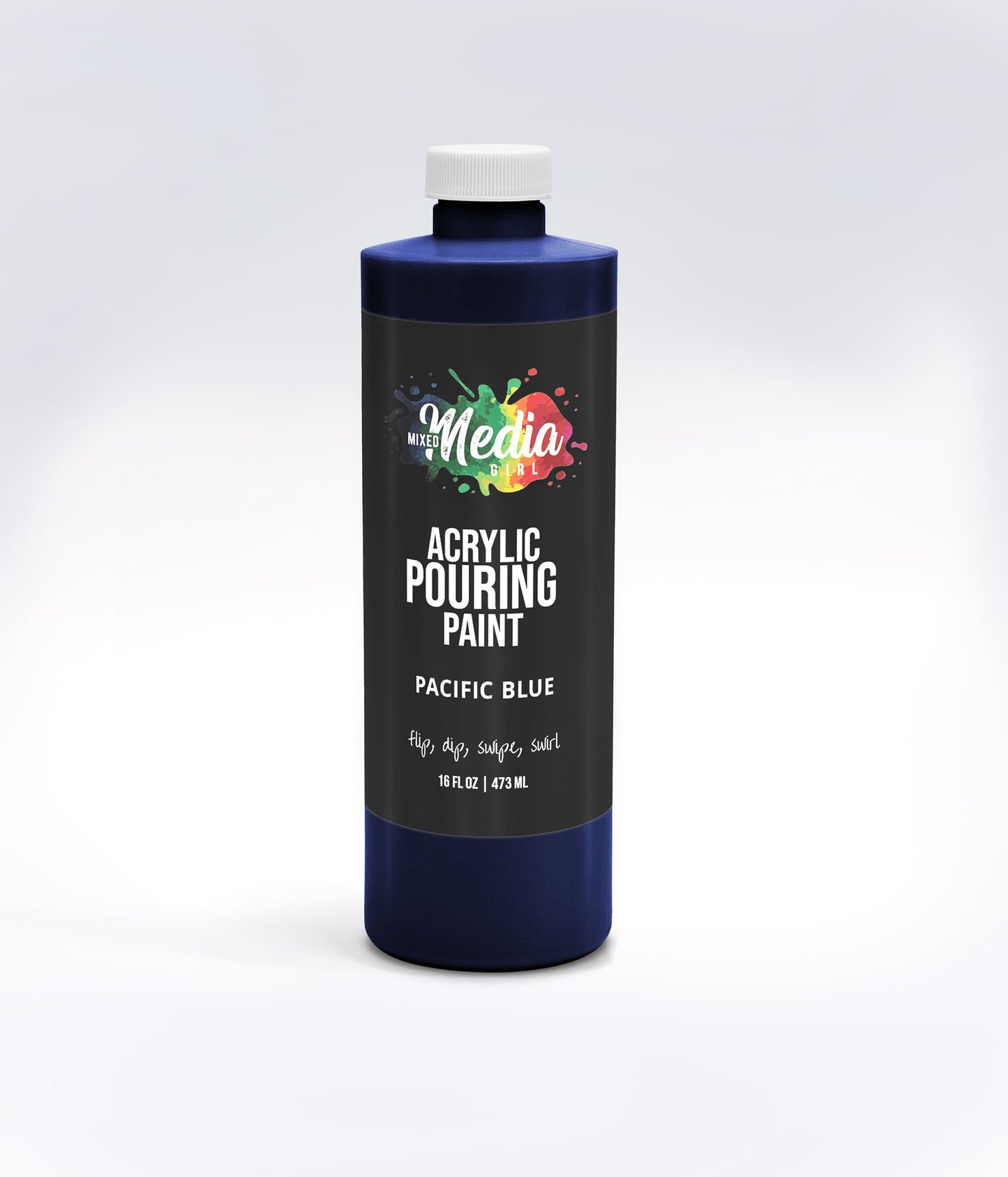 16oz Mixed Media Girl Pouring Paint