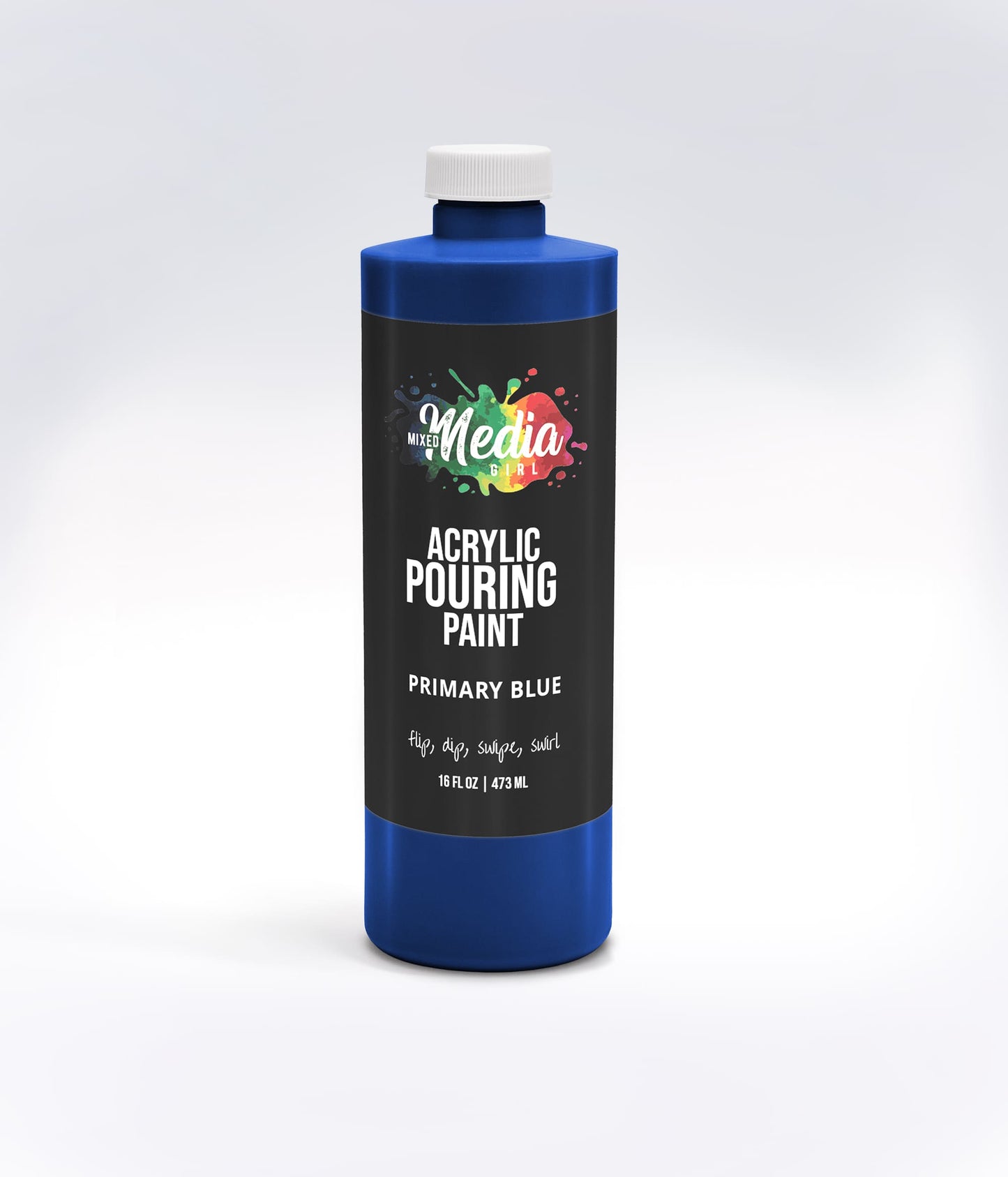 16oz Mixed Media Girl Pouring Paint