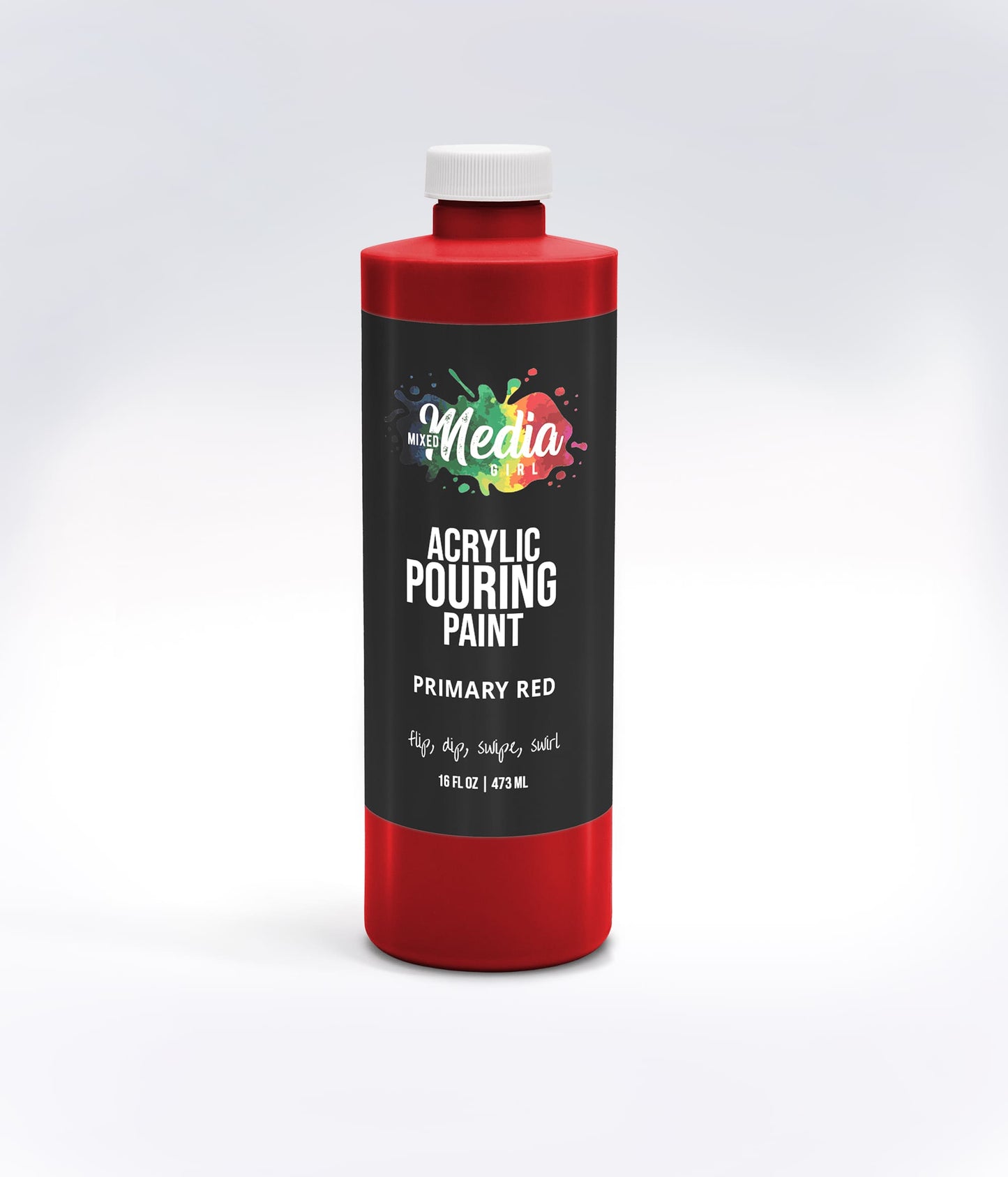 16oz Mixed Media Girl Pouring Paint