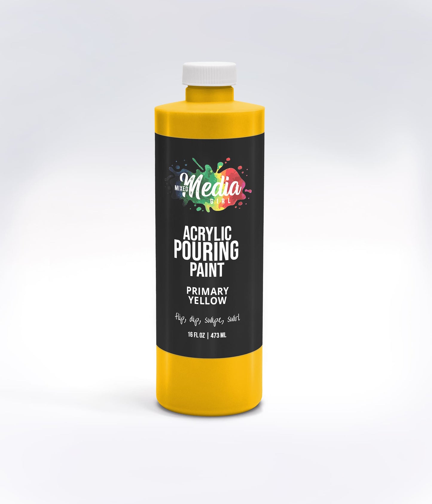 16oz Mixed Media Girl Pouring Paint