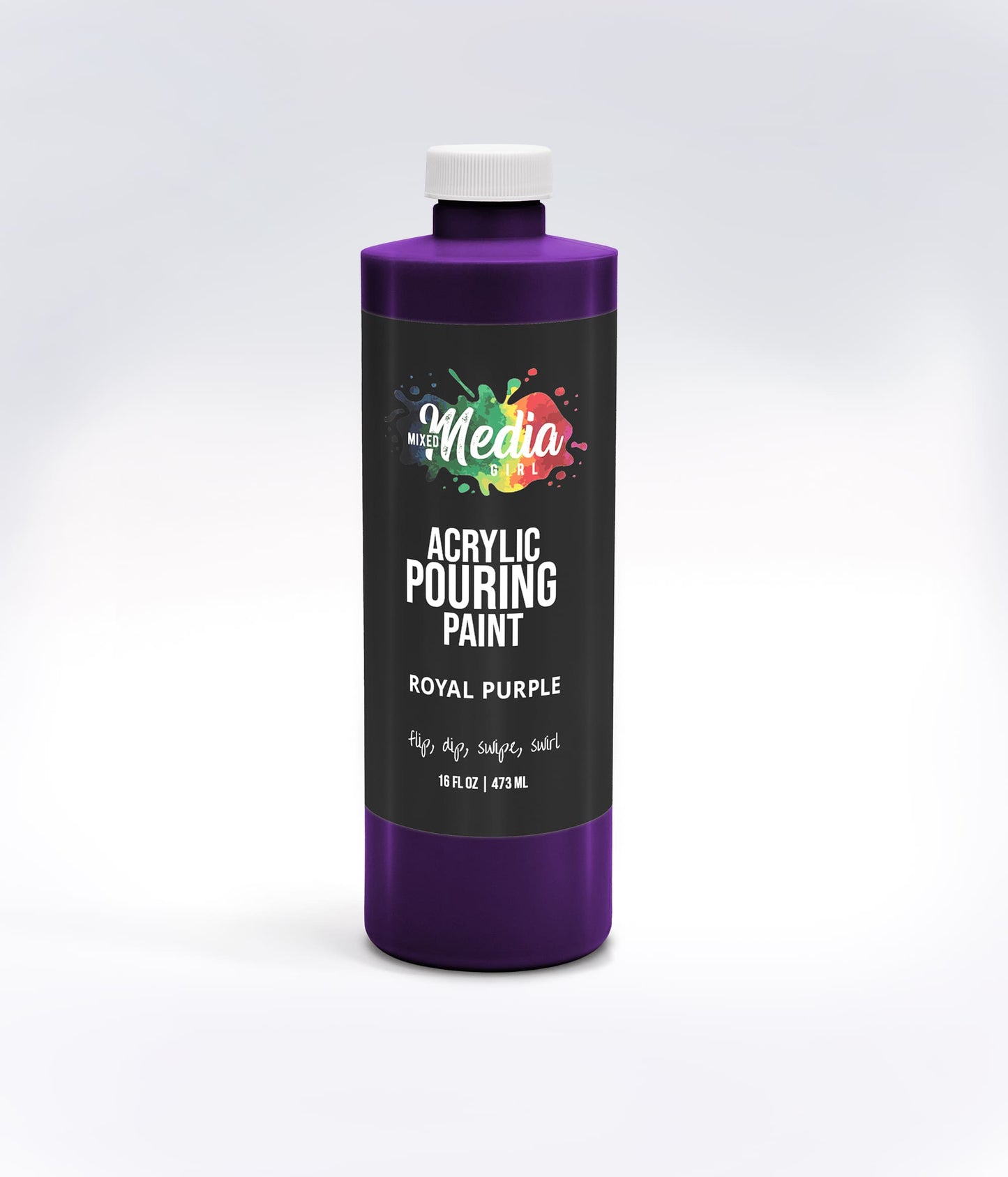 16oz Mixed Media Girl Pouring Paint