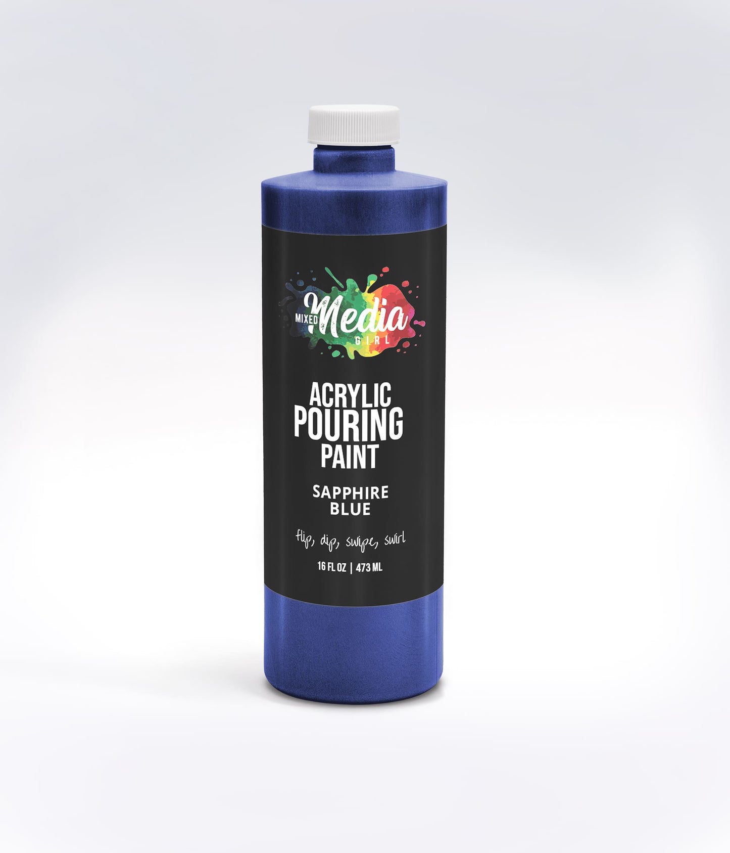 16oz Mixed Media Girl Pouring Paint