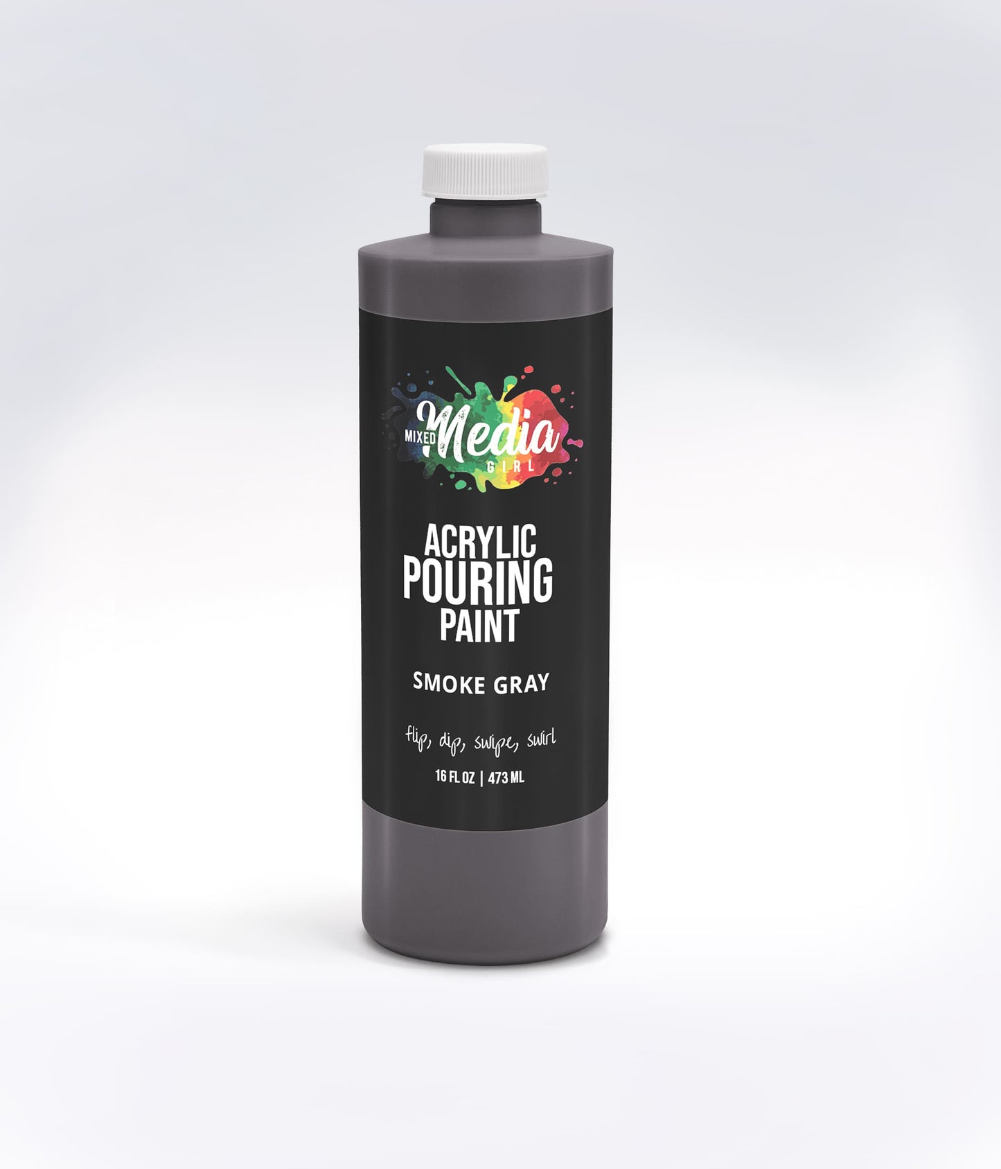 16oz Mixed Media Girl Pouring Paint