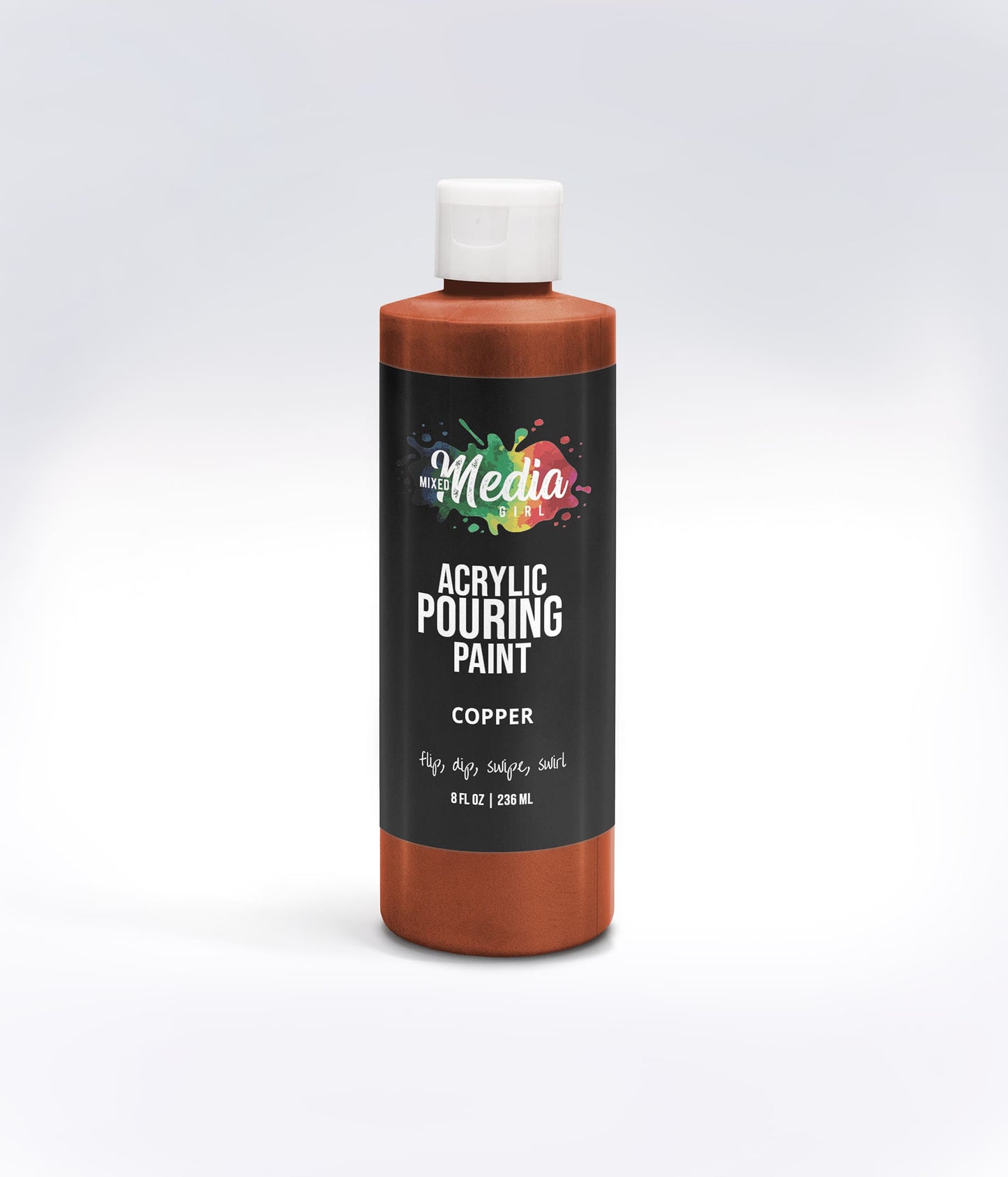8oz Mixed Media Girl Pouring Paint Bottles PRE-ORDER