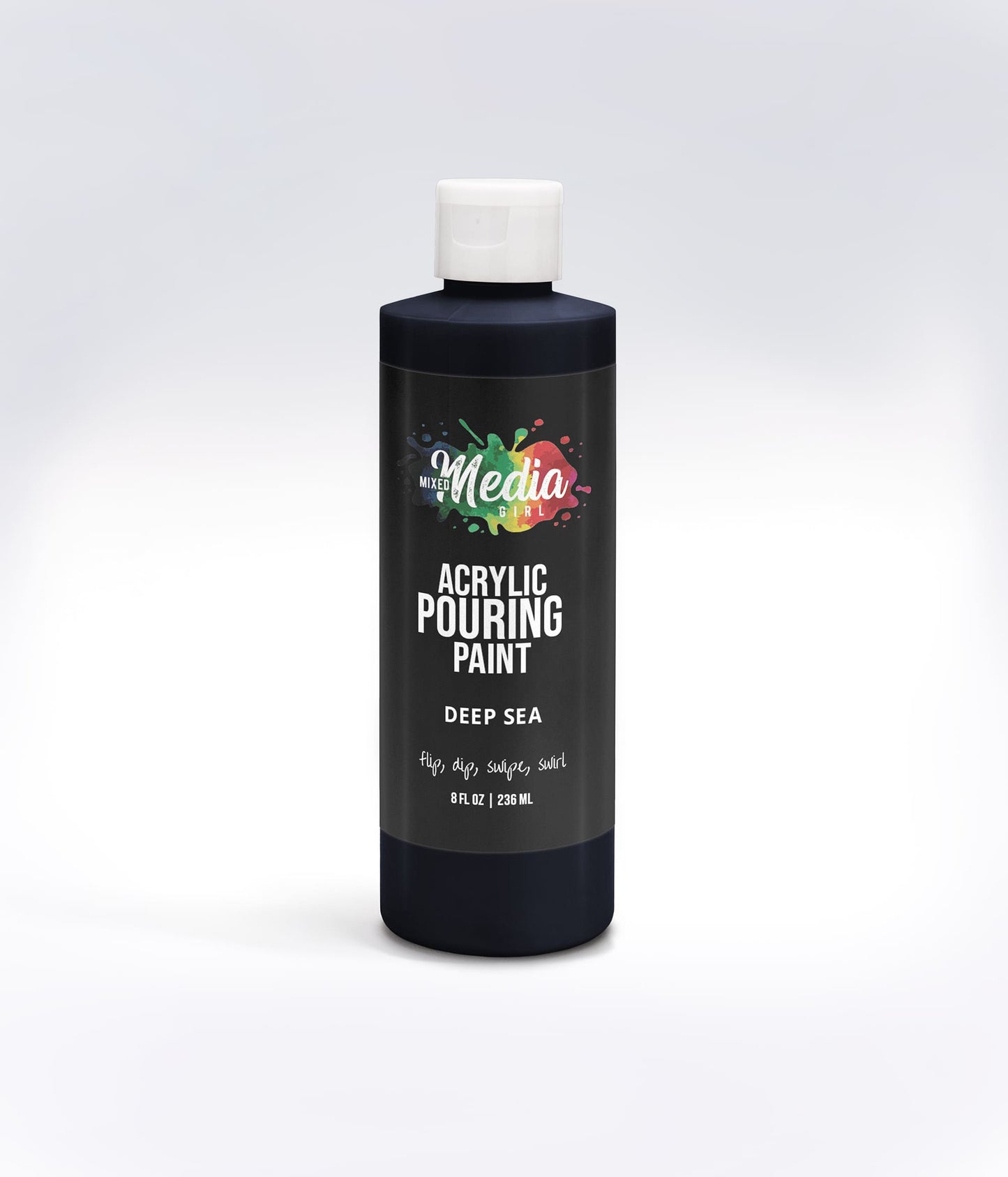 8oz Mixed Media Girl Pouring Paint Bottles PRE-ORDER