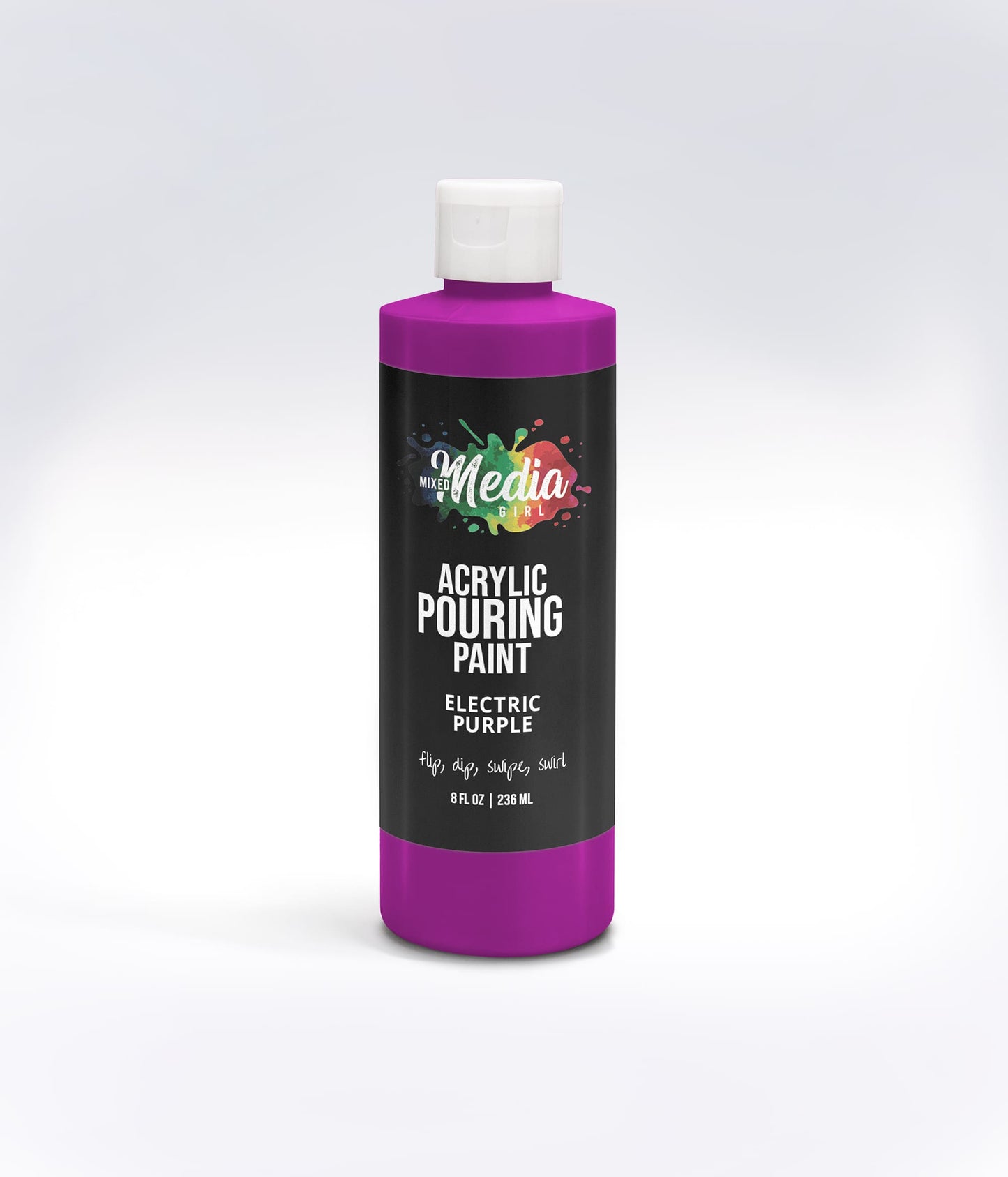 8oz Mixed Media Girl Pouring Paint Bottles PRE-ORDER